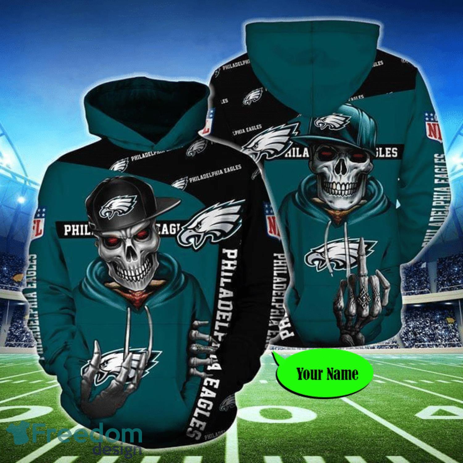 Steelers Nfl Football Skull 3D Hoodie Personalized