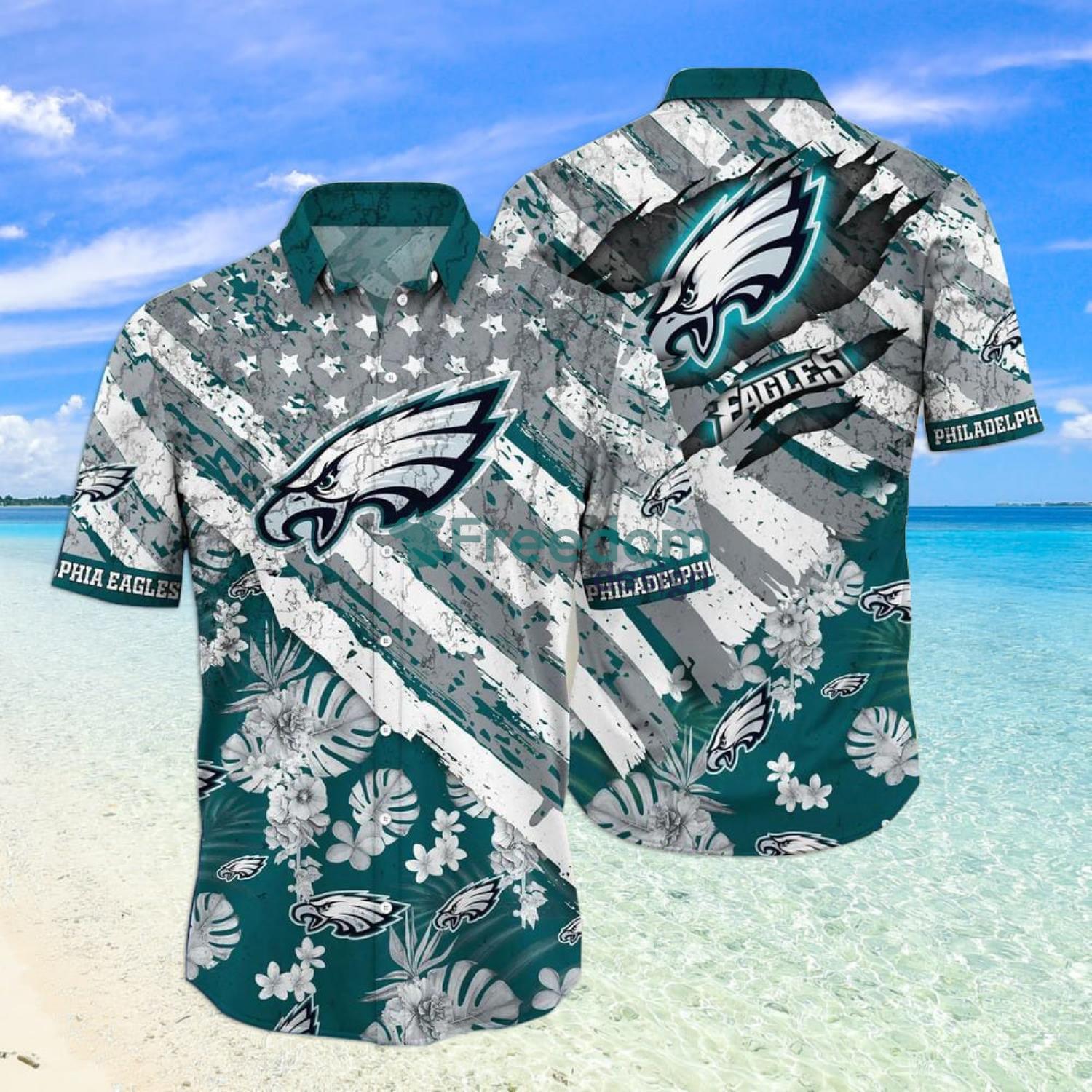 Personalized Philadelphia Eagles Aloha Summer Beach Tropical