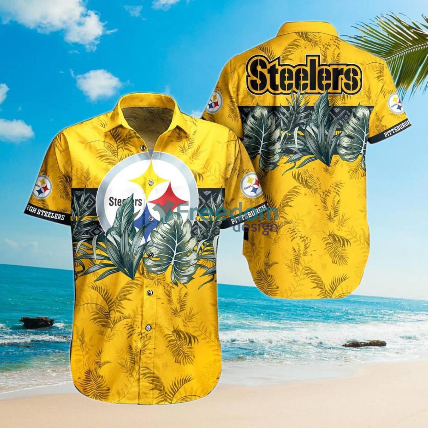 Pittsburgh Steelers Hawaii Shirt Flame Ball - NFL - Trendy Aloha