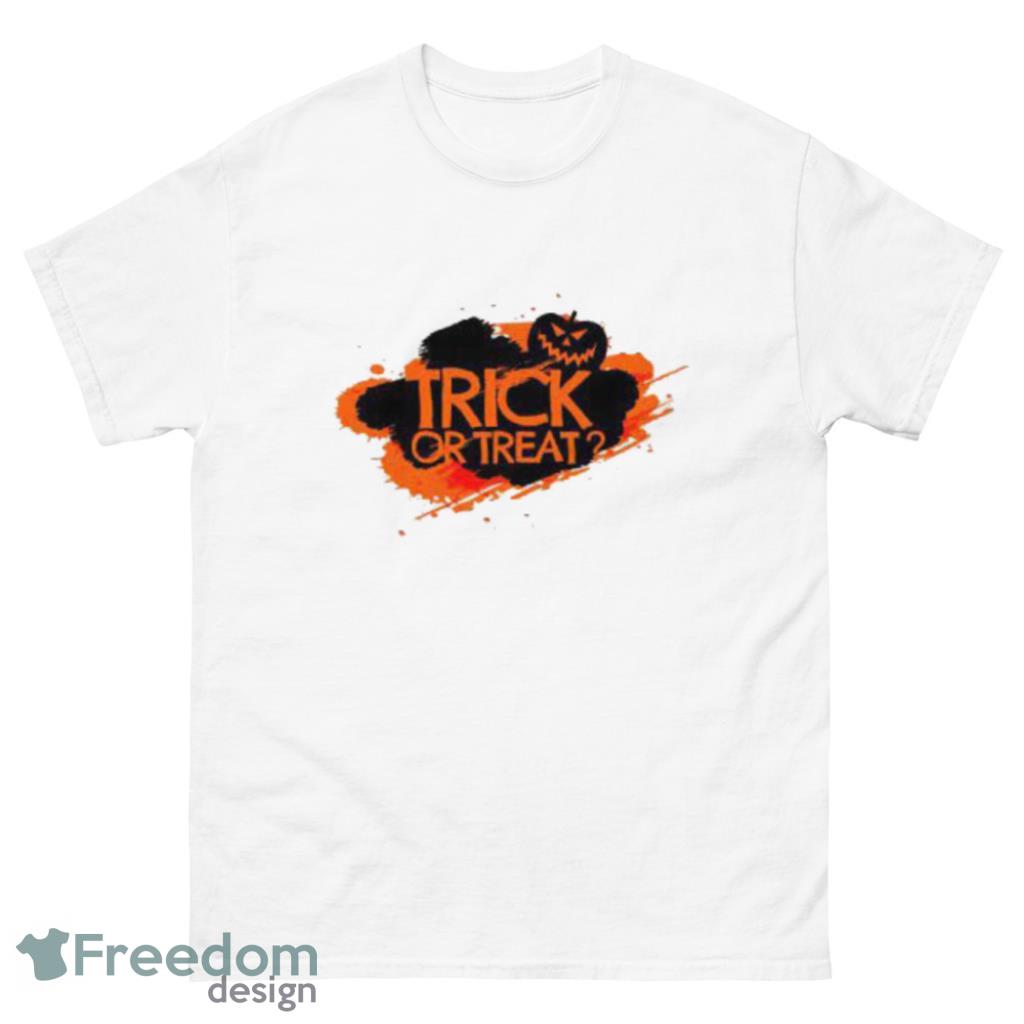 Pumpkin Trick Or Treat Halloween T-Shirt Product Photo 2