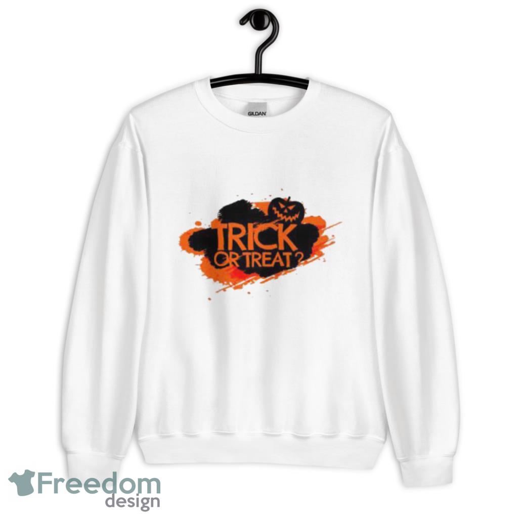 Pumpkin Trick Or Treat Halloween T-Shirt Product Photo 1