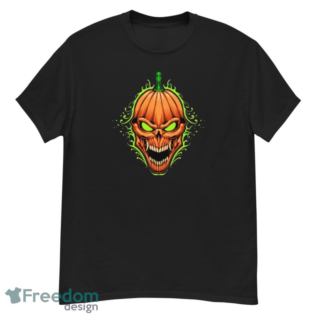 Scary Jack O Lantern Costume Halloween T-Shirt Product Photo 1