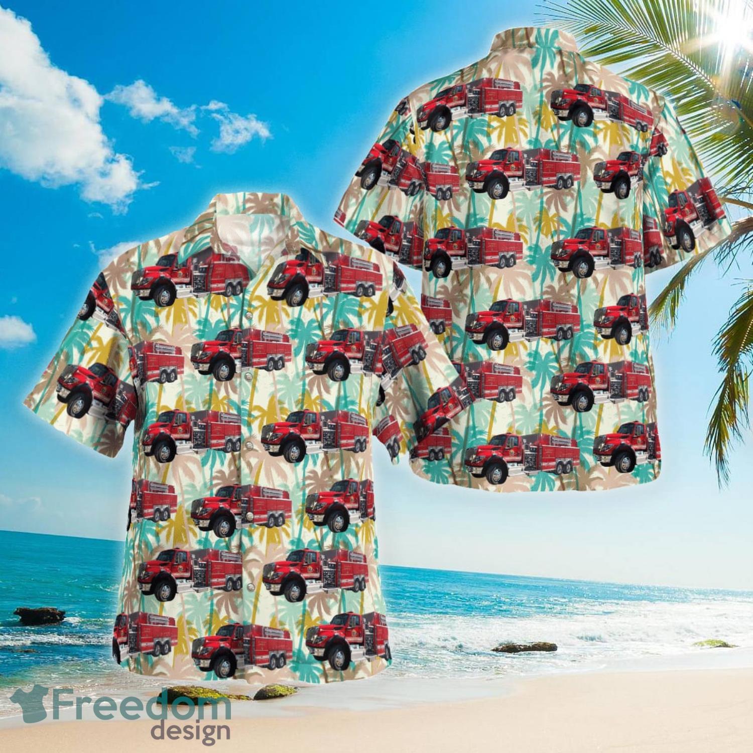 Hawaiian Shirts Beach Summer Trendy Flame Kids Shirt 3d Printed