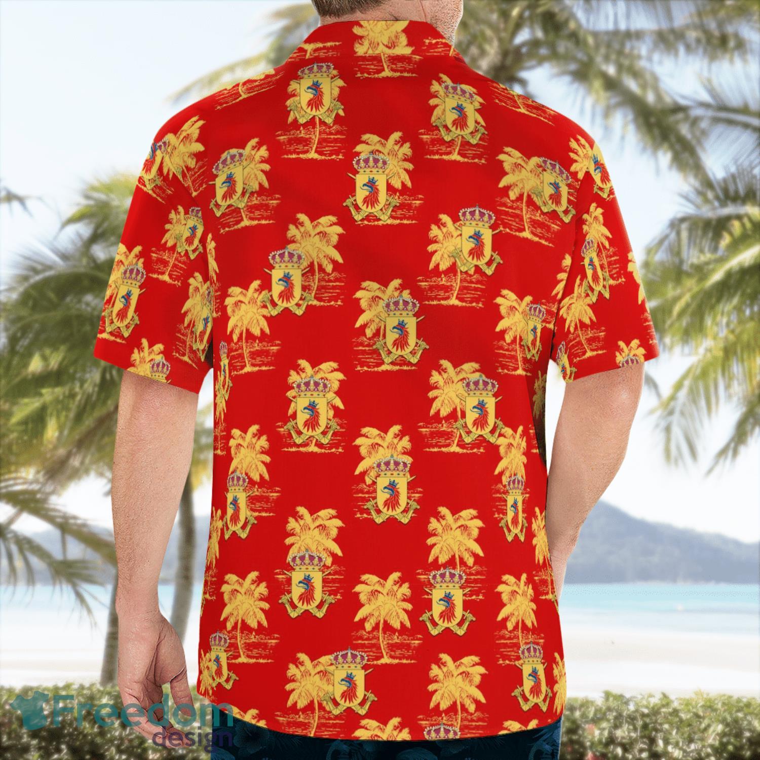 Swedish Army South Scanian Regiment Aloha Summer Gift Hawaiian Shirt Product Photo 4 Swedish Army South Scanian Regiment Aloha Summer Gift Hawaiian Shirt Product Photo 4