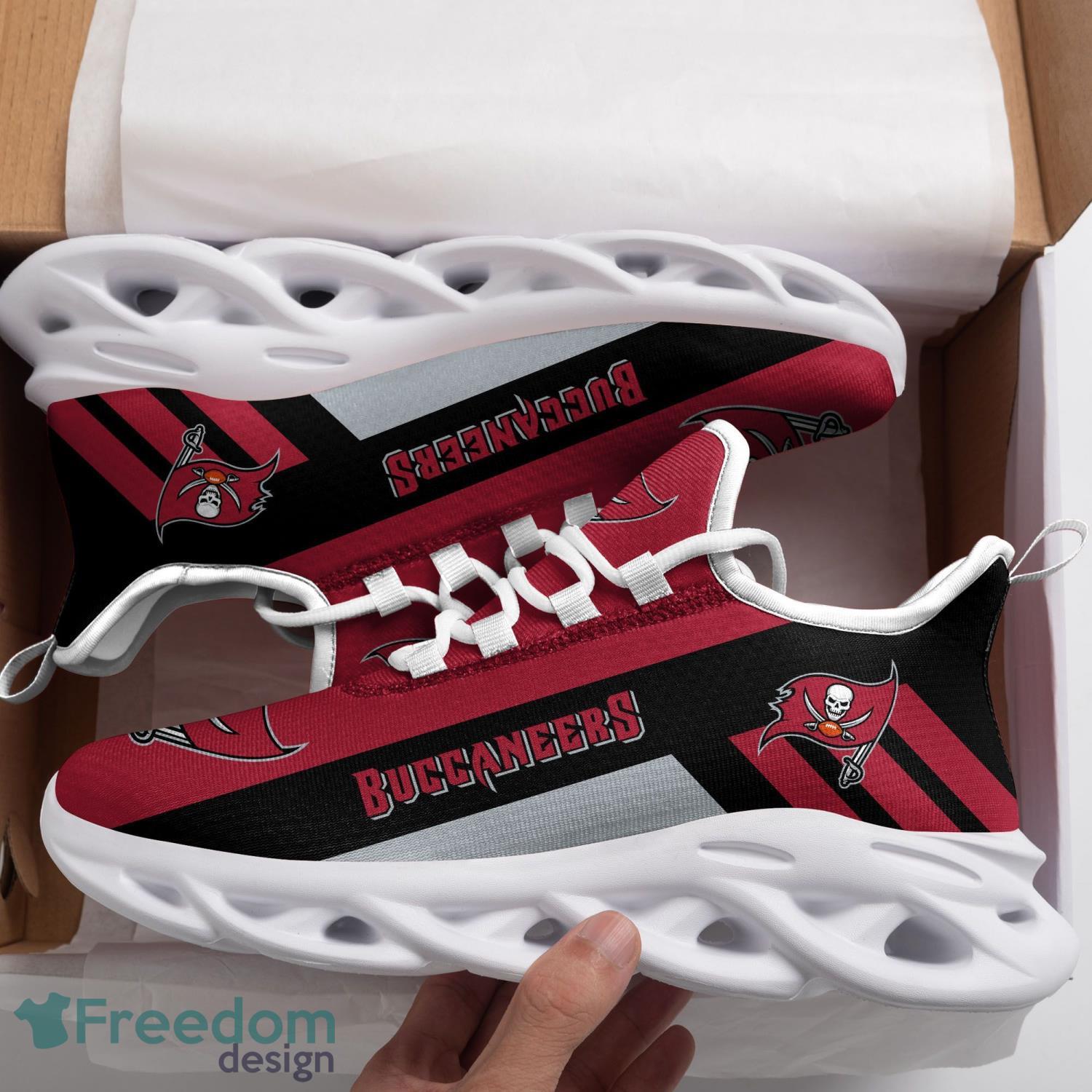Tampa Bay Buccaneers Max Soul Shoes Men And Women Running Sneakers image Tampa Bay Buccaneers Max Soul Shoes Men And Women Running Sneakers Product Photo 3