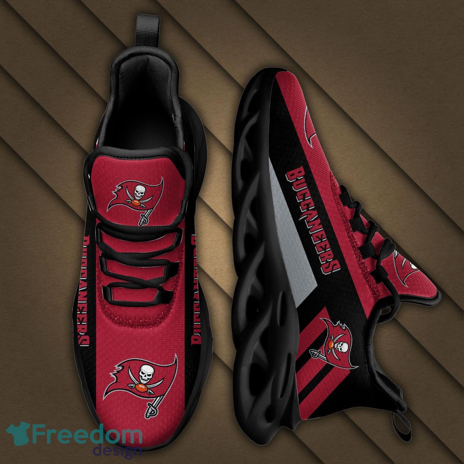 Tampa Bay Buccaneers Max Soul Shoes Men And Women Running Sneakers Product Photo 4 Tampa Bay Buccaneers Max Soul Shoes Men And Women Running Sneakers Product Photo 4