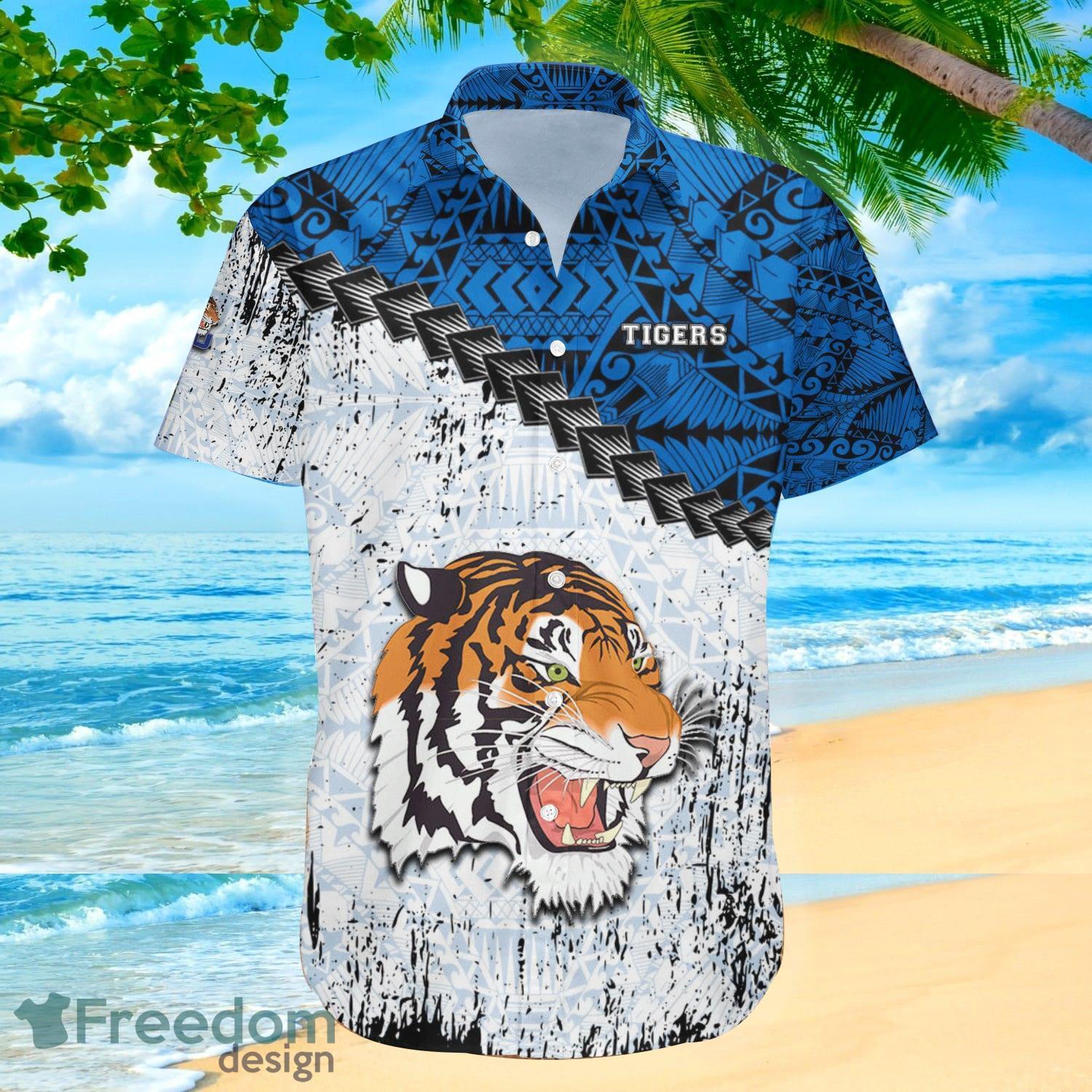 Towson Tigers 3D Hawaiian Shirt Grunge Polynesian TattooNCAA Summer Beach  For Fans Gift - Freedomdesign