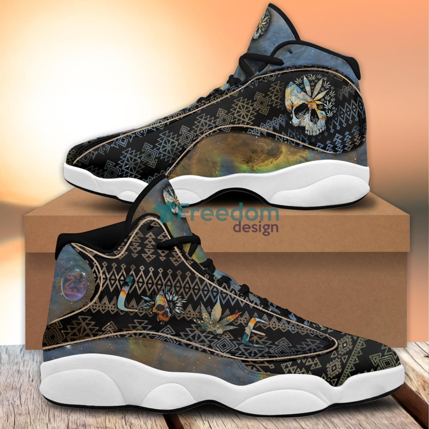 Weed Love Sneakers Air Jordan 13 For Fans Product Photo 1 Weed Love Sneakers Air Jordan 13 For Fans Product Photo 1