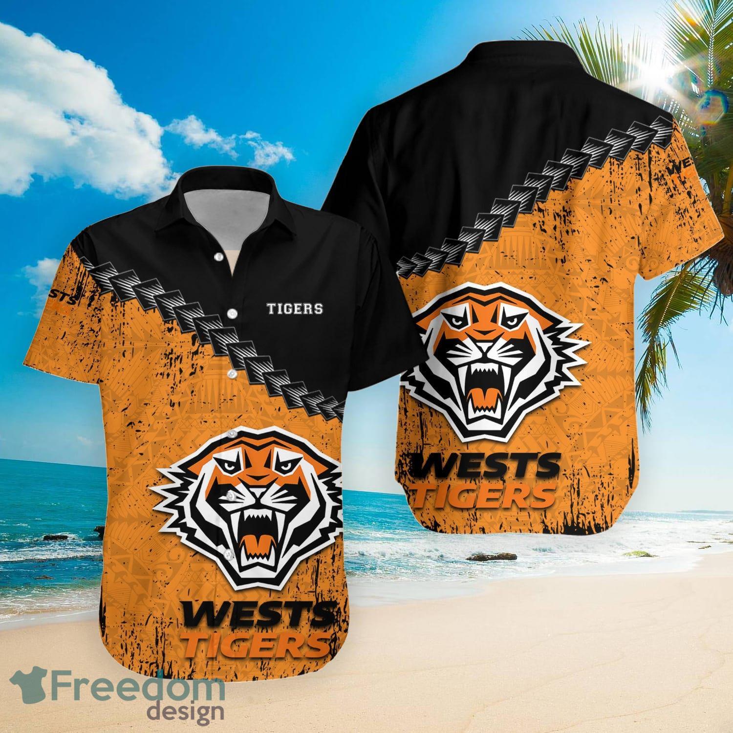 NRL Wests Tigers Classic Hawaiian Shirt - Torunstyle