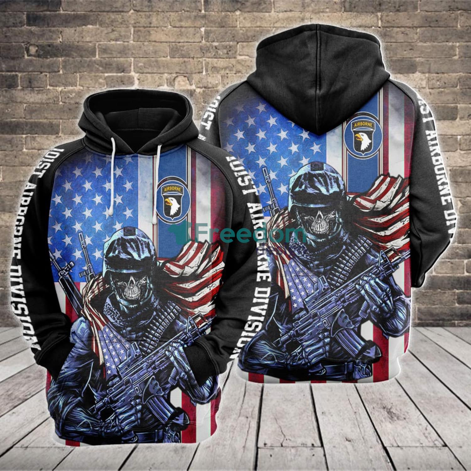 101St Airborne Division Unisex 3D Hoodie For Sport Team Product Photo 1