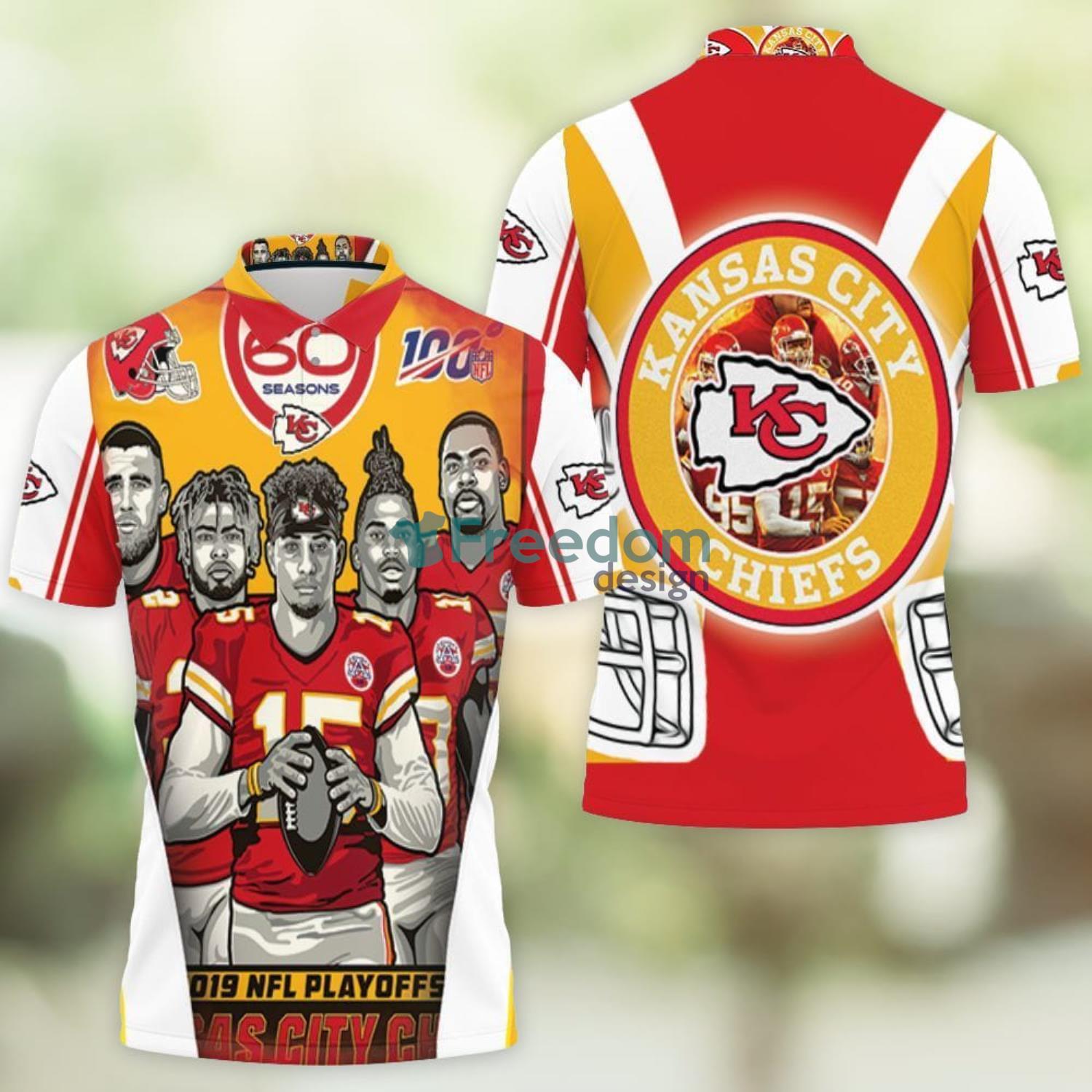 2021 Super Bowl Kansas City Chiefs Afc West Division Champions 3D Polo Shirt Best Gift For Sport Fans Product Photo 1