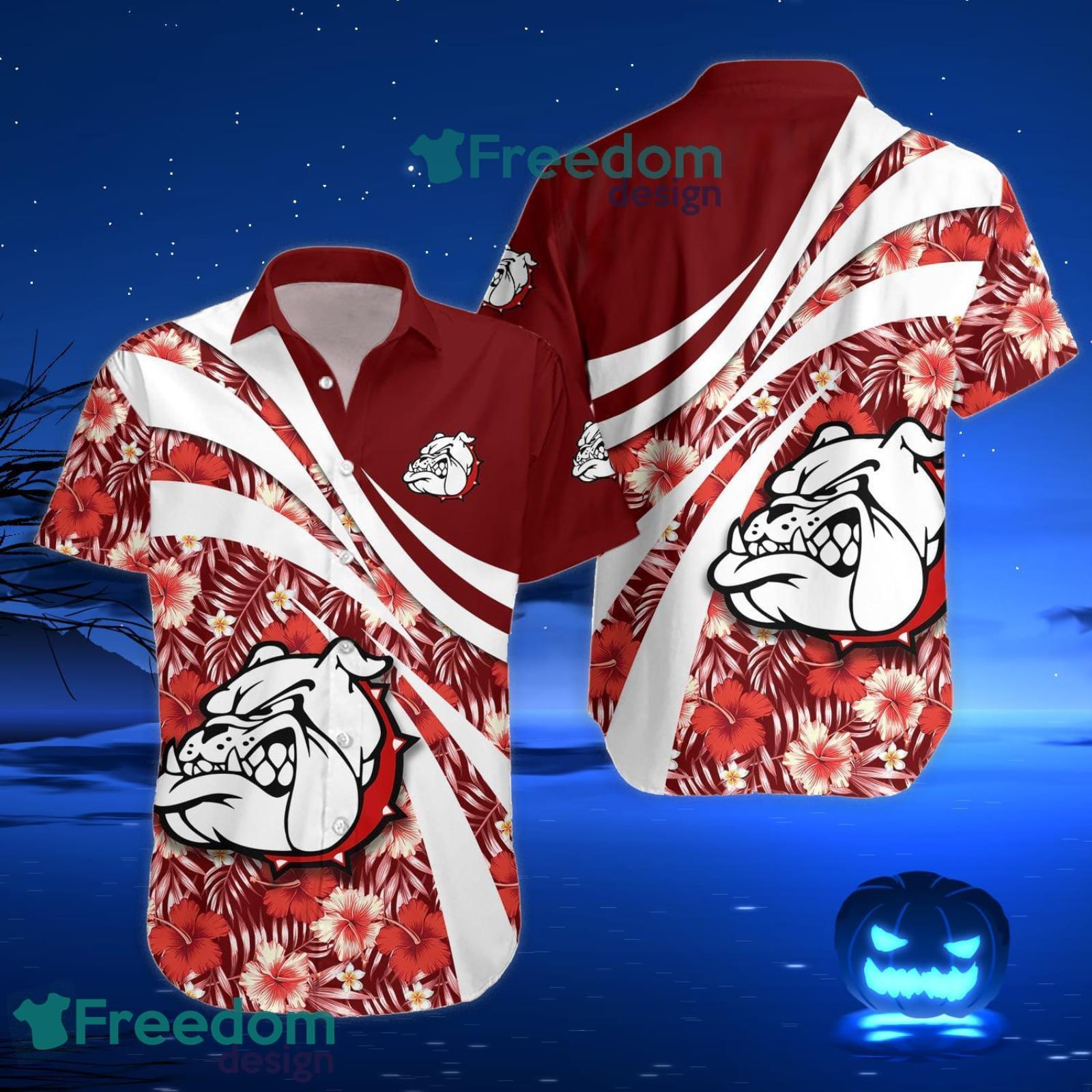 Alabama A&M Bulldogs NCAA Hibiscus Tropical Flower Hawaiian Shirt Gift For Summer Vacation image Alabama A&M Bulldogs NCAA Hibiscus Tropical Flower Hawaiian Shirt Gift For Summer Vacation Product Photo 3