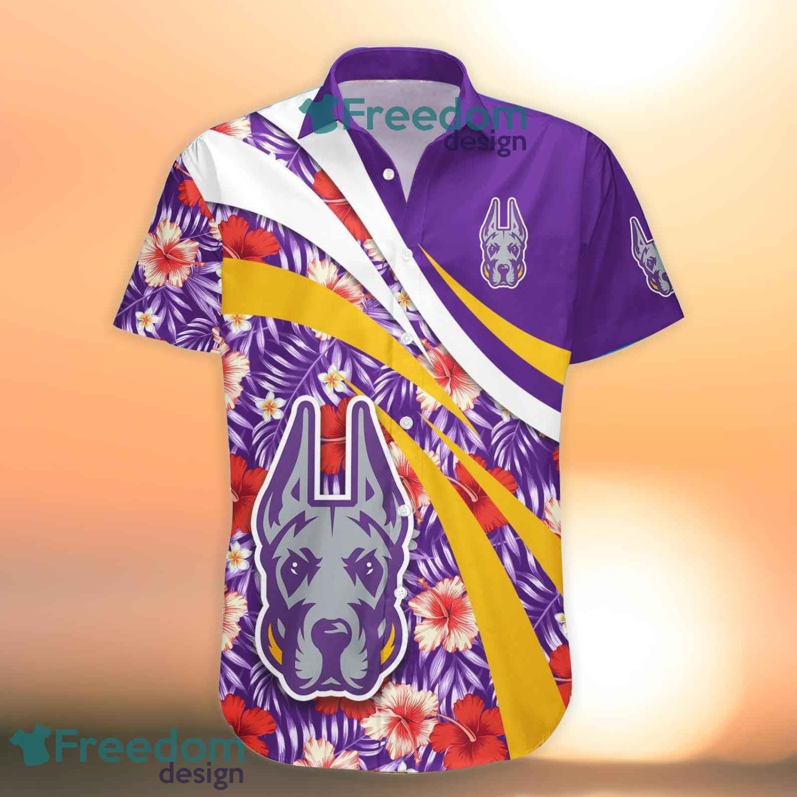 Minnesota Vikings NFL Mens Floral Hawaiian Shirt - Freedomdesign