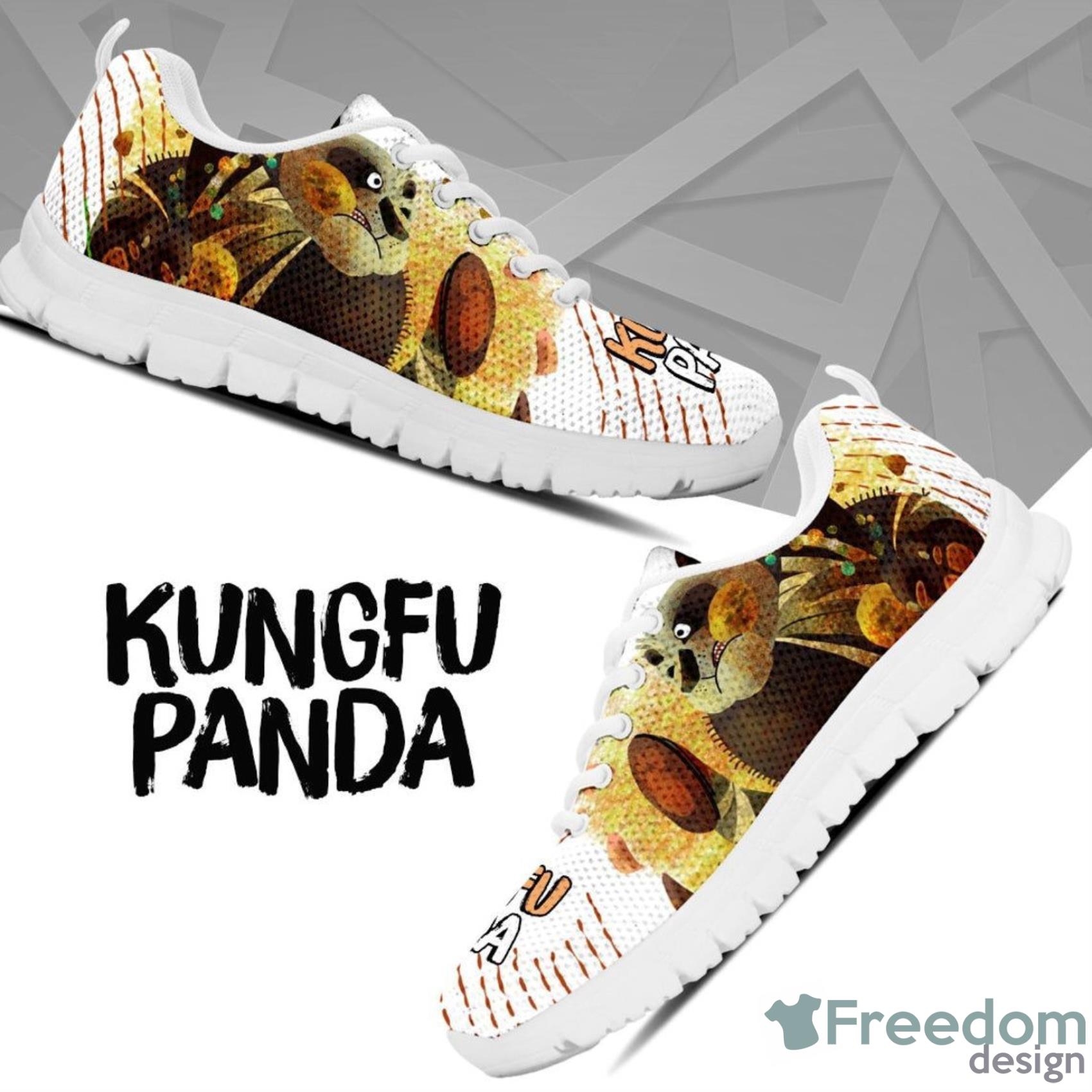 Angry Kungfu Panda Sneakers For Men And Women Product Photo 1