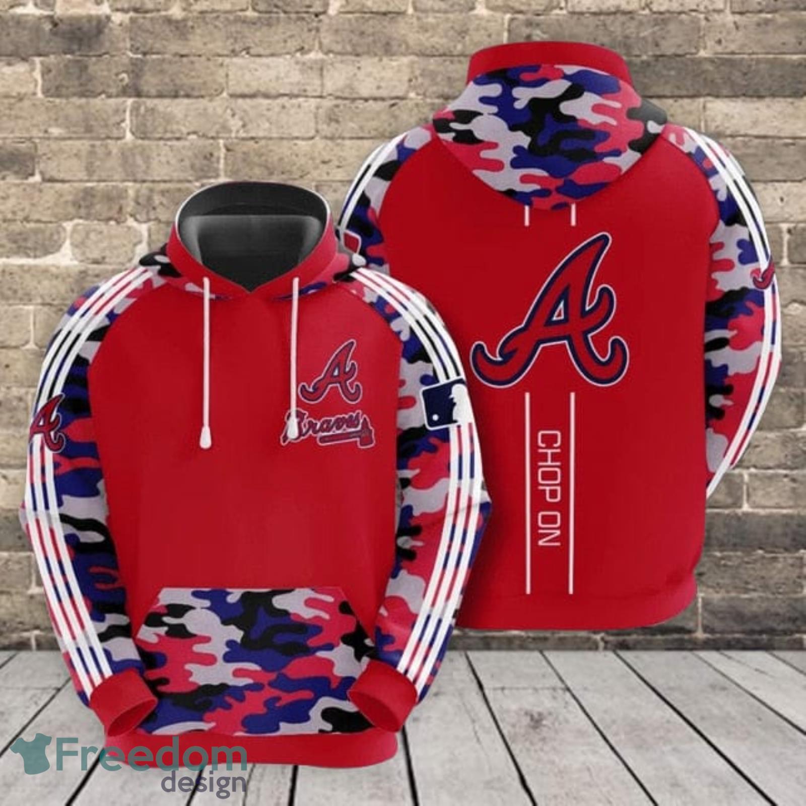 Atlanta Braves Atlanta Braves 3D Hoodie Sweatshirt