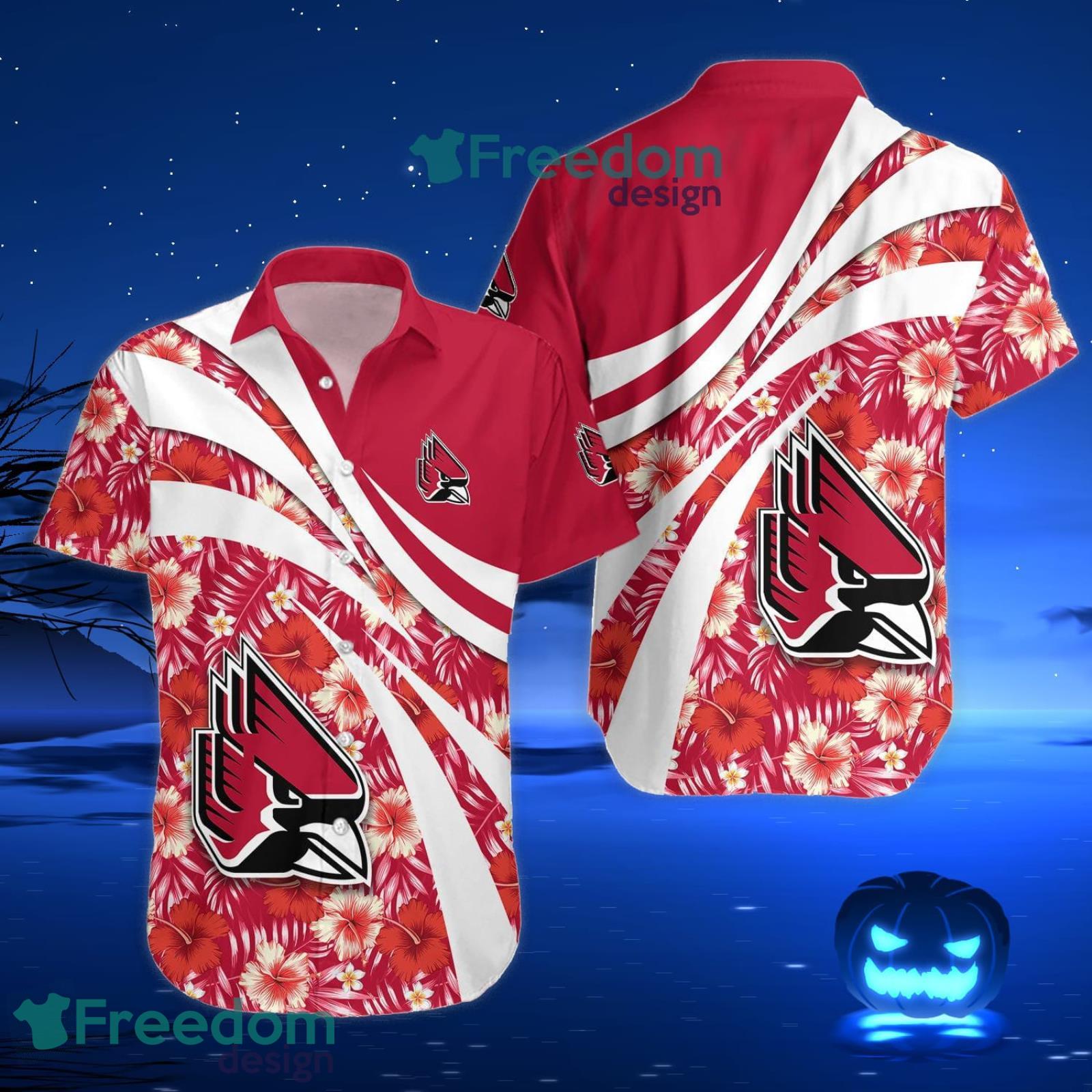 Ball State Cardinals NCAA Hibiscus Tropical Flower Hawaiian Shirt Gift For Summer Vacation Product Photo 4 Ball State Cardinals NCAA Hibiscus Tropical Flower Hawaiian Shirt Gift For Summer Vacation Product Photo 4