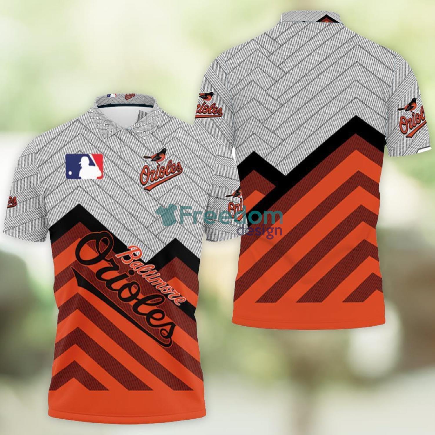 Baltimore Orioles Sport Fans 3D Polo Shirt For Men - Freedomdesign