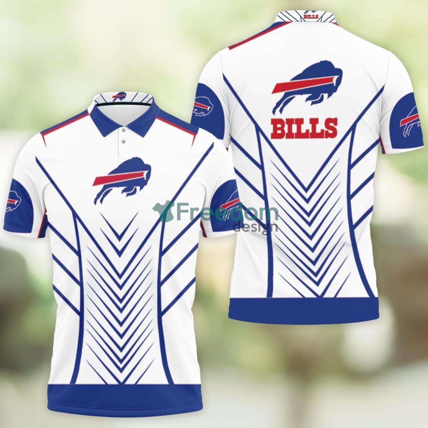 Buffalo Bills For Fan Hoodie Sweater Tshirt Jersey Sport Fans 3D Polo Shirt  For Men - Freedomdesign