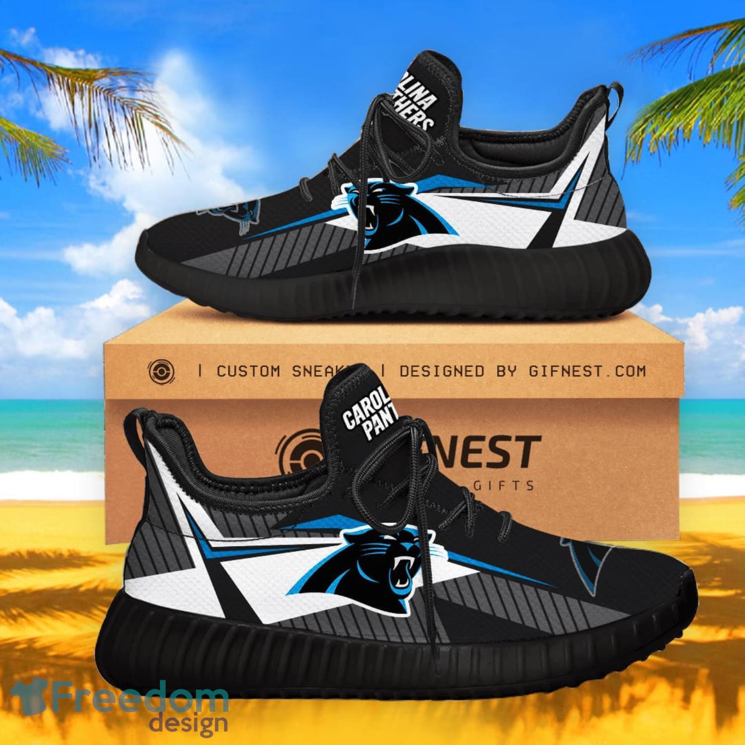 Carolina Panthers Sneakers Logo Reze Shoes For Fans - Freedomdesign