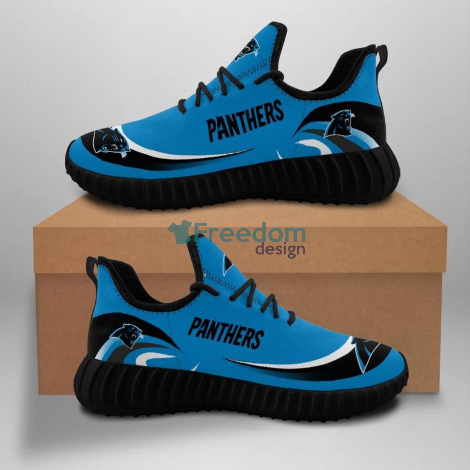 Carolina Panthers Waves New Sneakers Reze Shoes For Fans - Freedomdesign