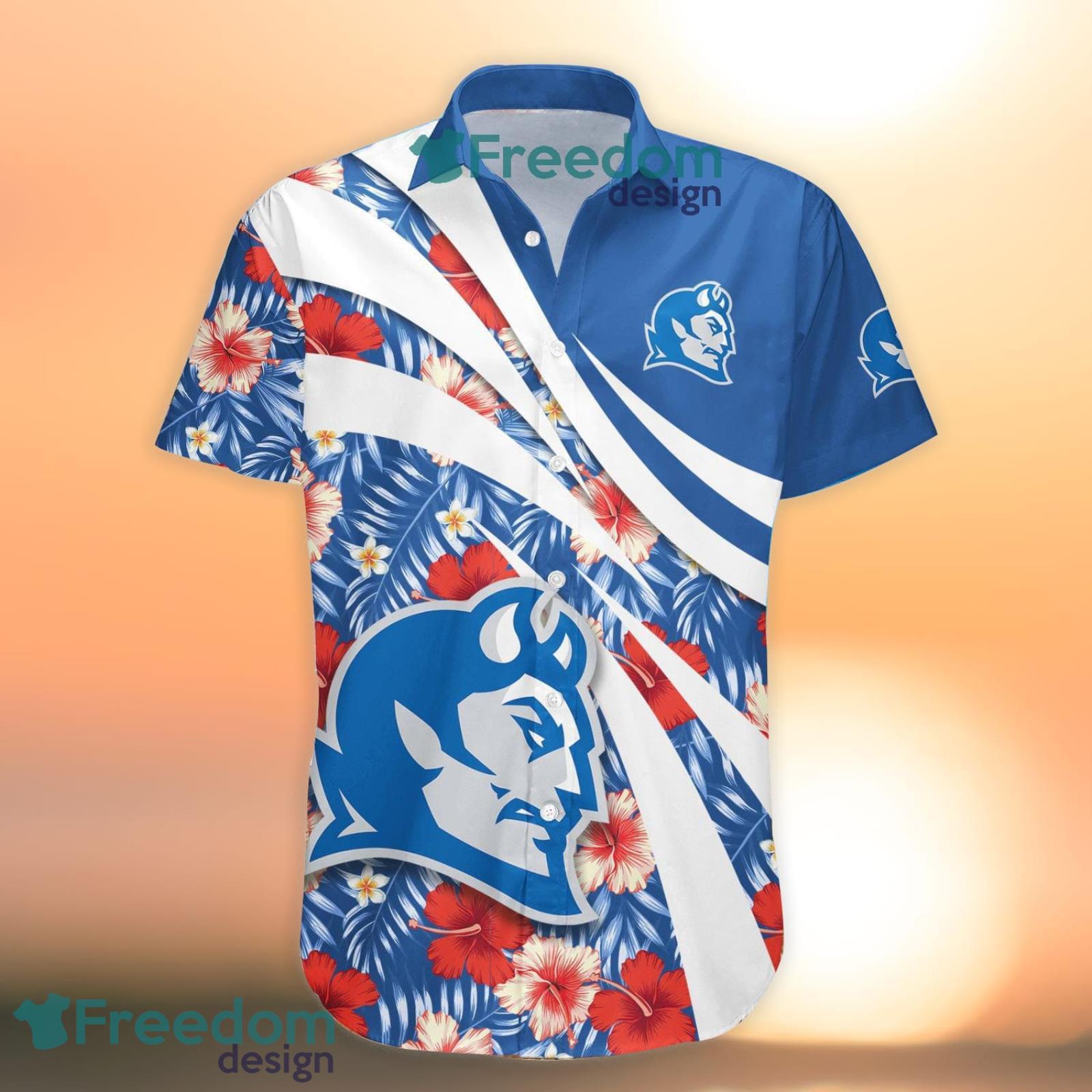 Central Connecticut Blue Devils NCAA Hibiscus Tropical Flower Hawaiian Shirt Gift For Summer Vacation Product Photo 1 Central Connecticut Blue Devils NCAA Hibiscus Tropical Flower Hawaiian Shirt Gift For Summer Vacation Product Photo 1