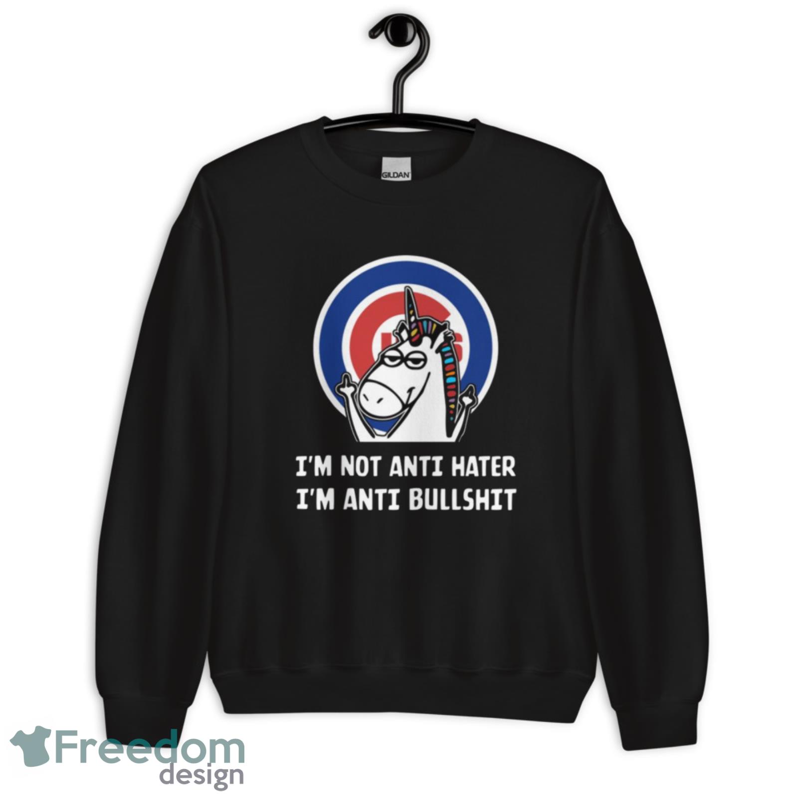 New York Yankees MLB Baseball Unicorn I'm Not Anti Hater I'm Anti Bullshit  Shirt