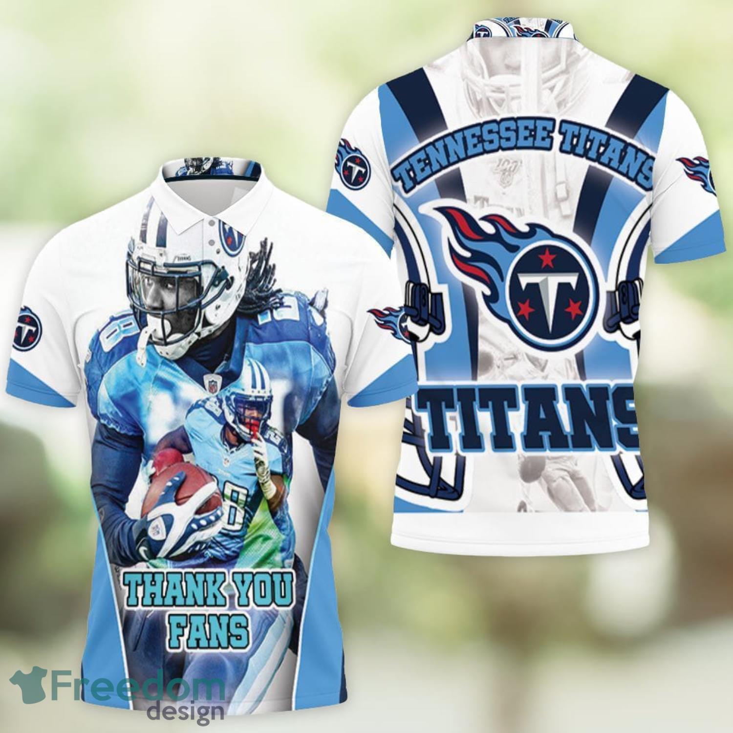 Chris Johnson 28 Tennessee Titans Afc South Division Super Bowl 2021 3D  Polo Shirt For Fans - Freedomdesign