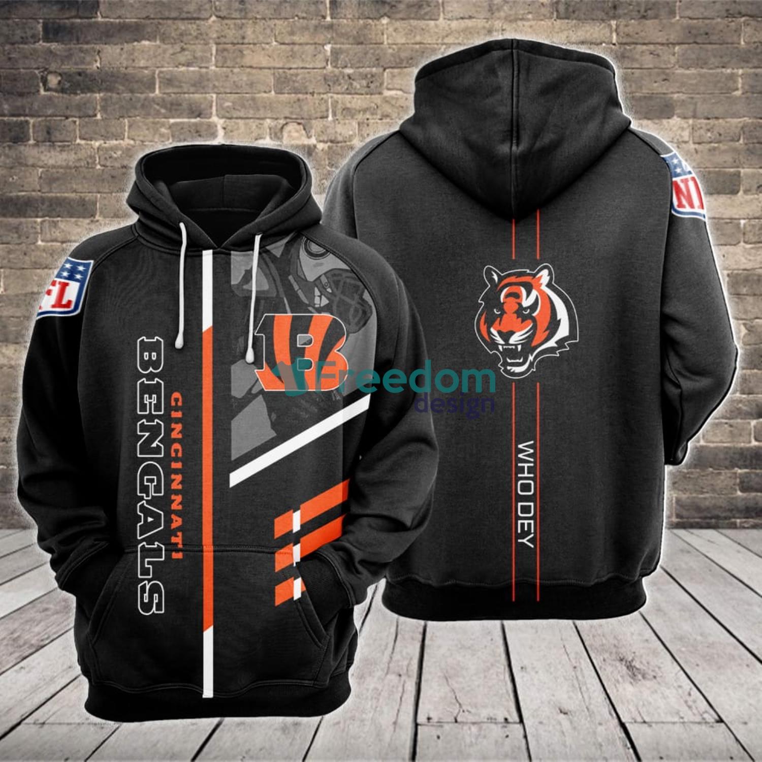 Cincinnati Bengals Football Mickey Mouse 3D Hoodie Nfl Sweatshirt