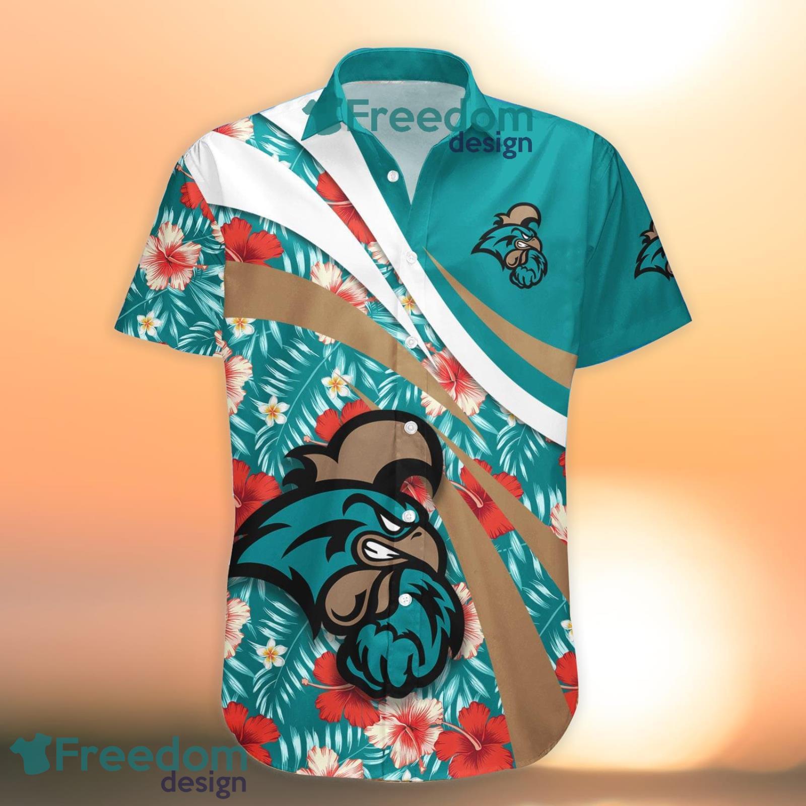 Men's Teal Coastal Carolina Chanticleers Baseball Jersey