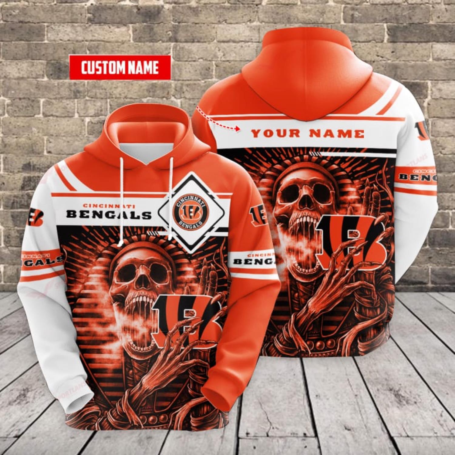 bengals custom hoodie