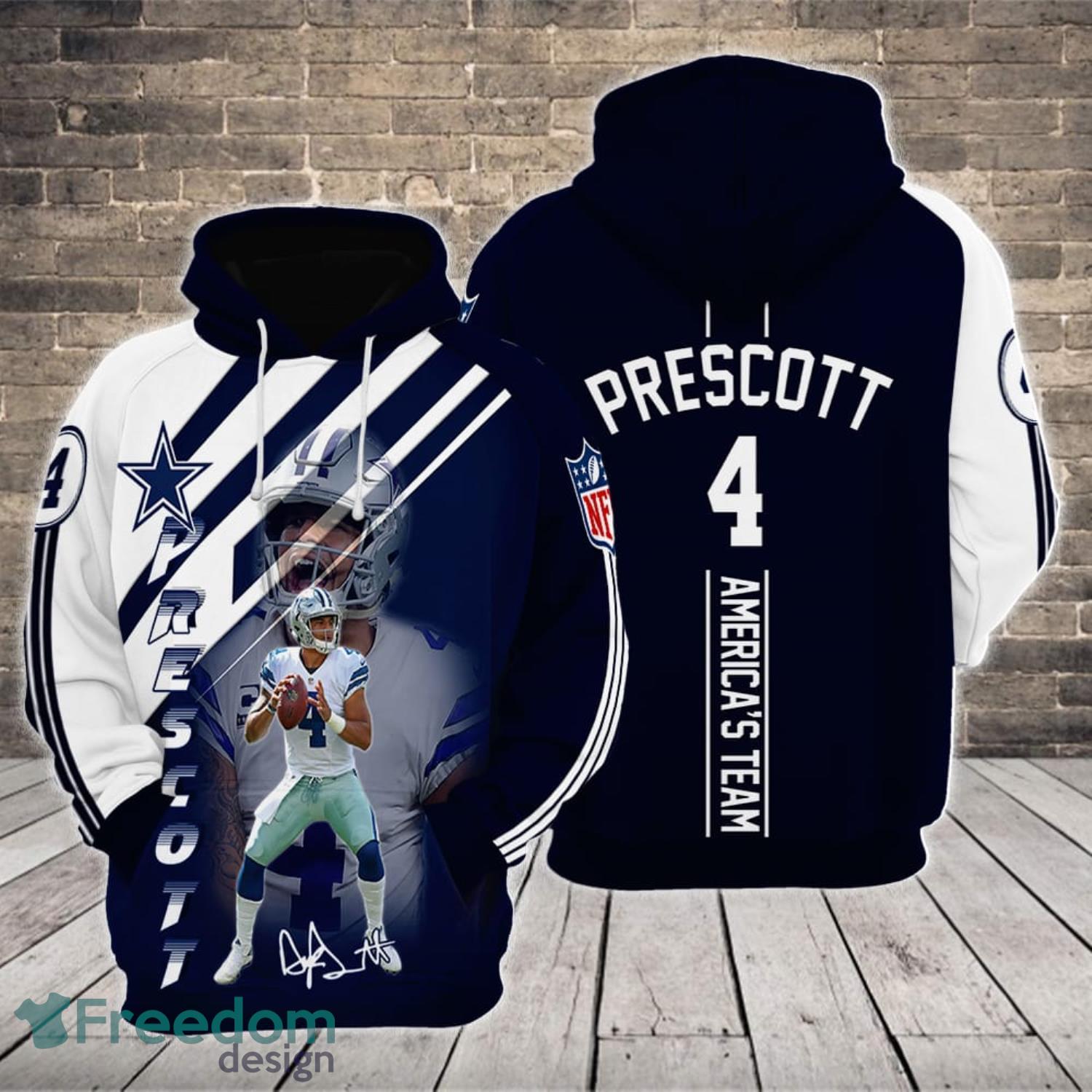 Dallas Cowboys Nfl Football Skull Death 3D Hoodie For Fans - Freedomdesign