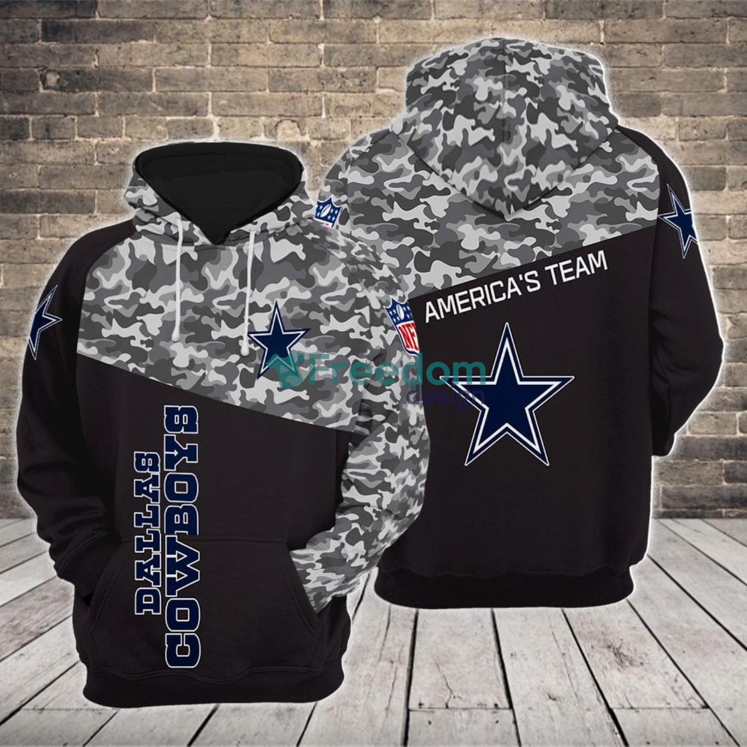 Dallas cowboys nfl balls 3d print hoodie 3d hoodie Zipper Hoodie 3D in 2023