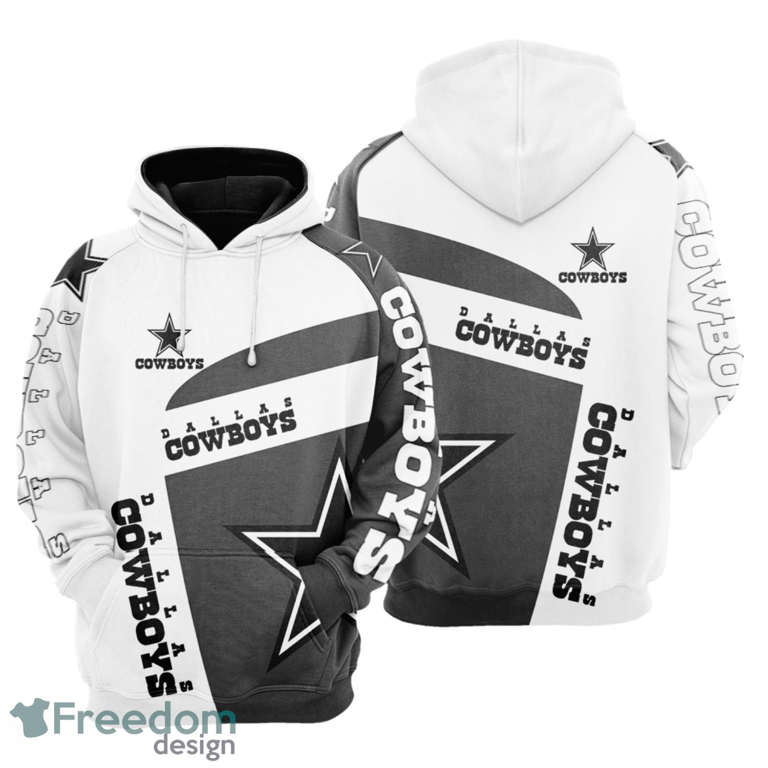 Dallas Cowboys Skull 3D Hoodie For Men For Women All Over Printed Hoodie  Gift For Fans - Freedomdesign