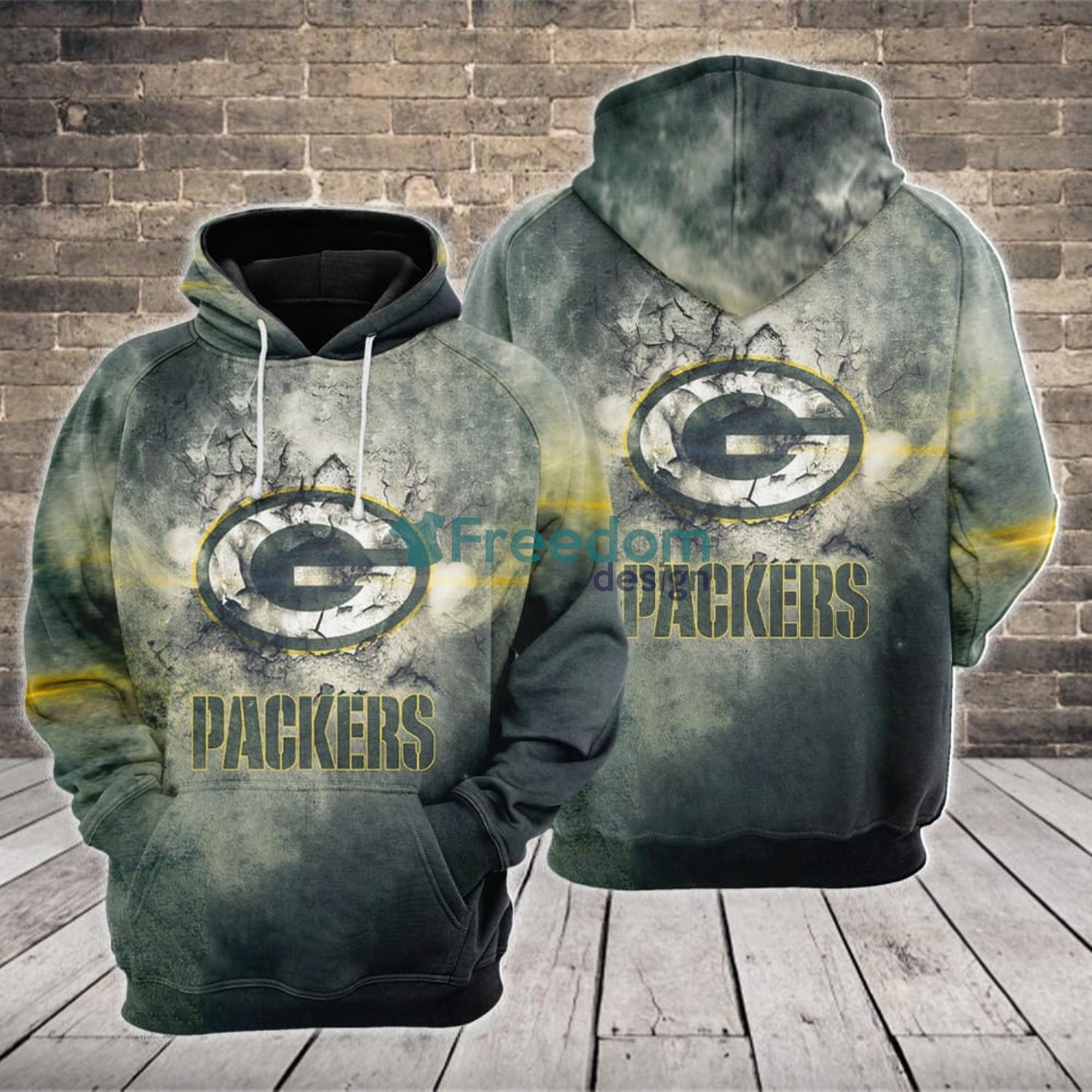 Personalized Packers Hoodie 3D Bold Green Bay Packers