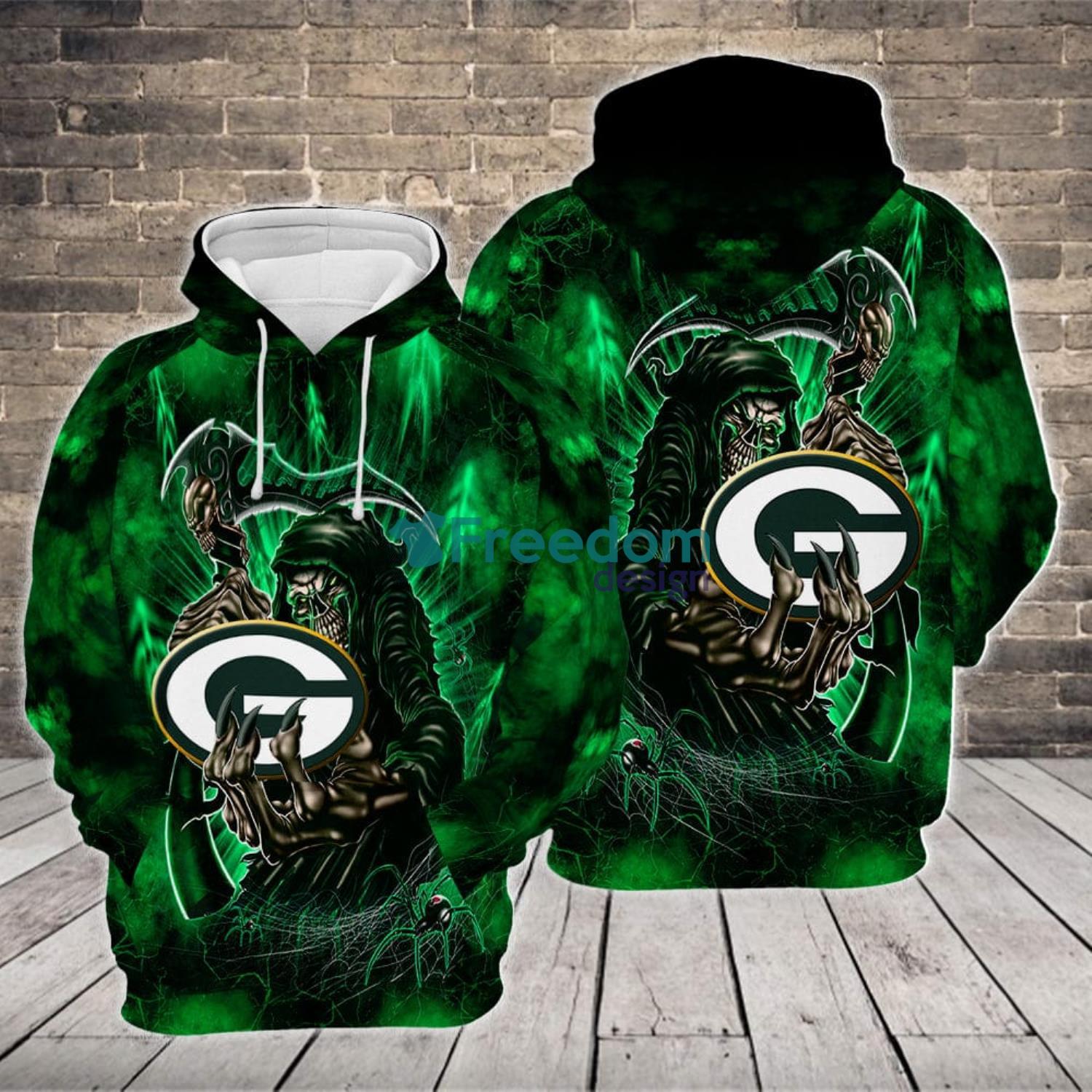 Personalized Packers Hoodie 3D Bold Green Bay Packers