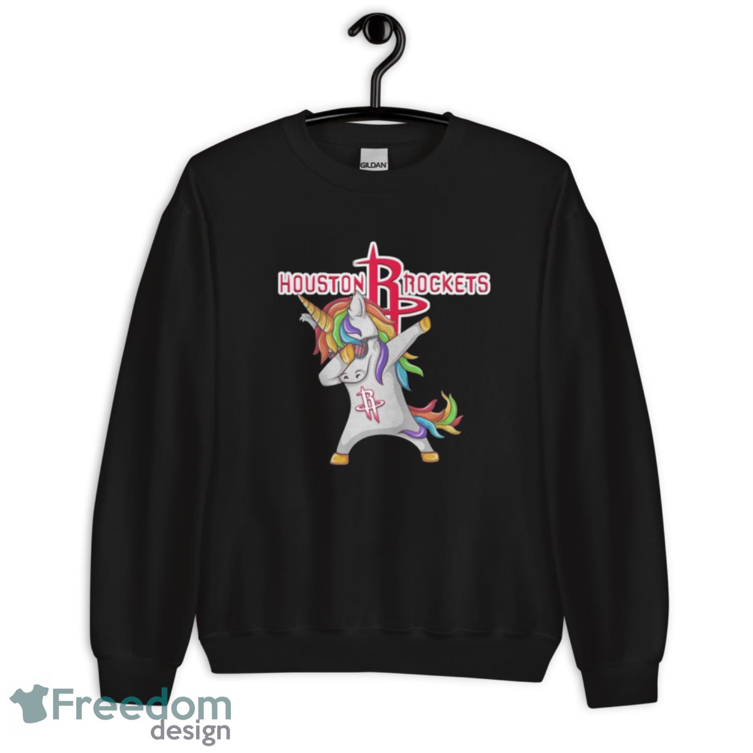 Houston Rockets NBA Basketball Funny Unicorn Dabbing Sports T Shirt - Unisex Crewneck Sweatshirt Houston Rockets NBA Basketball Funny Unicorn Dabbing Sports T Shirt - Unisex Crewneck Sweatshirt
