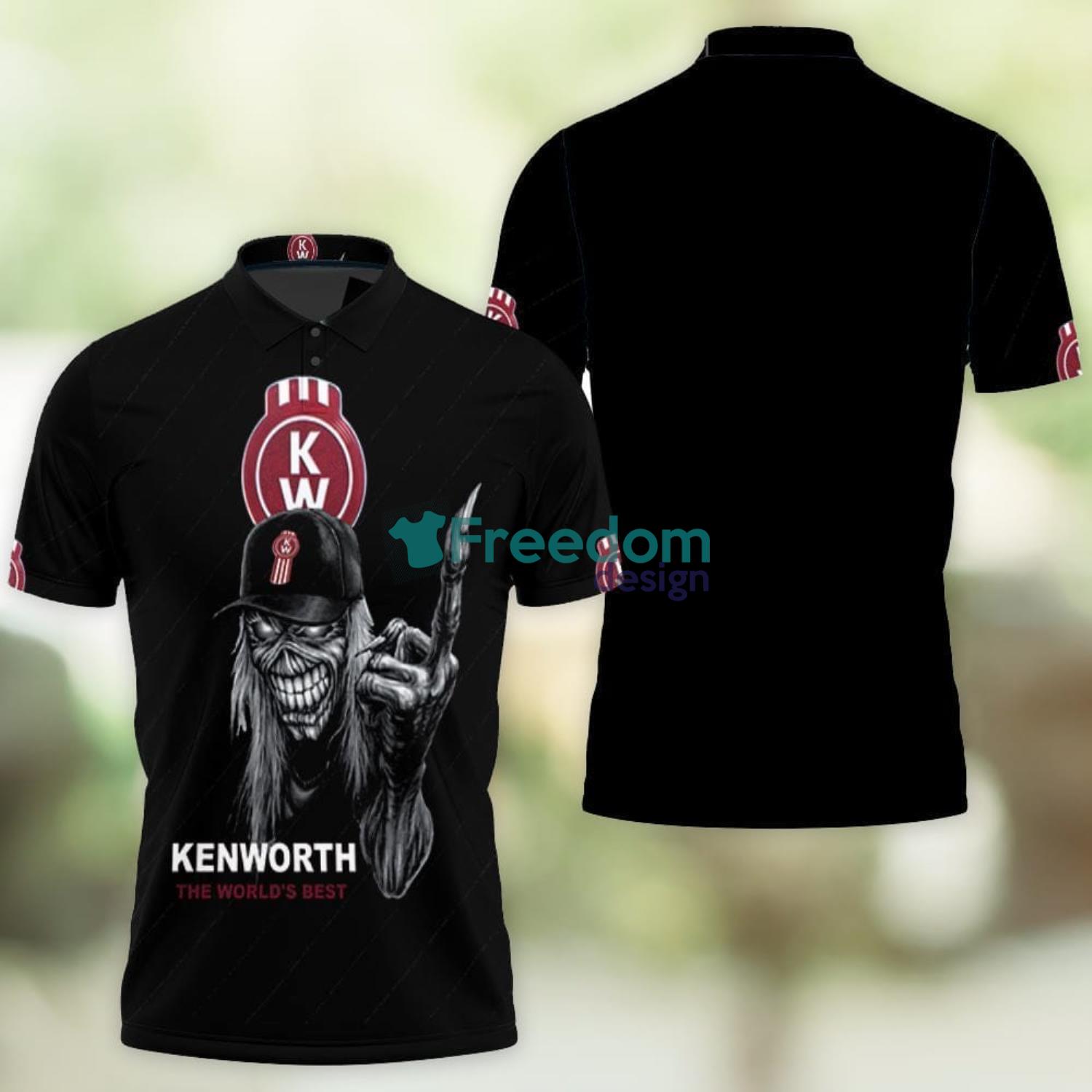Kenworth Worlds Best Maiden Skull For Lovers Sport Fans 3D Polo Shirt For Men Product Photo 1 Kenworth Worlds Best Maiden Skull For Lovers Sport Fans 3D Polo Shirt For Men Product Photo 1