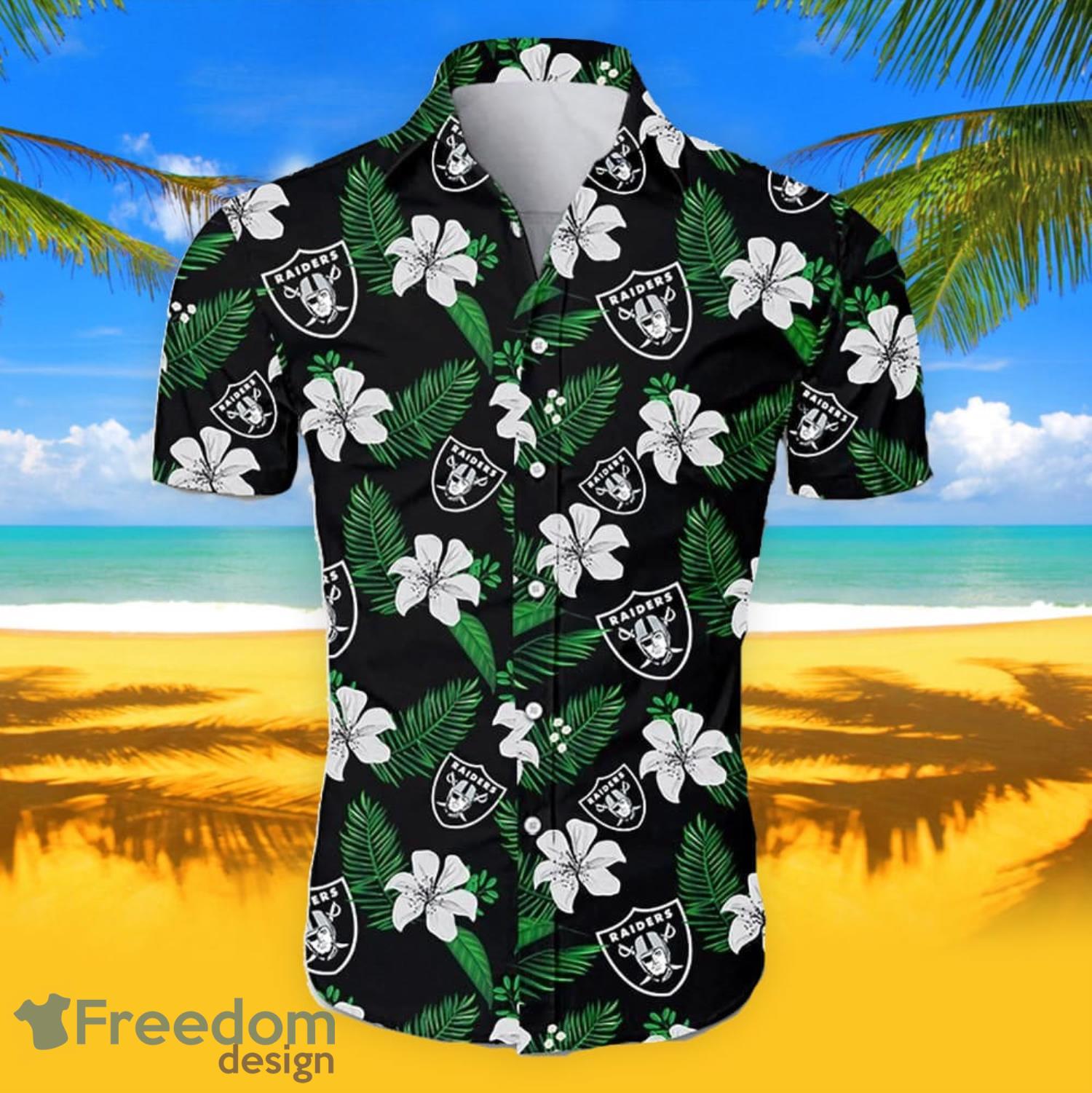 NFL Las Vegas Raiders Hawaiian Shirt Special Floral Tropical Team