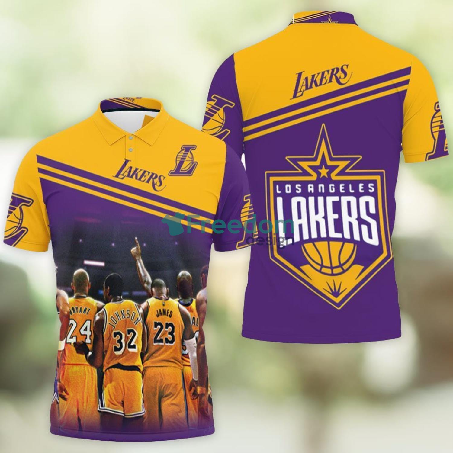 Los Angeles Lakers Nba Western Conference 3d Polo Shirt Jersey All Over  Print Shirt 3d T-shirt