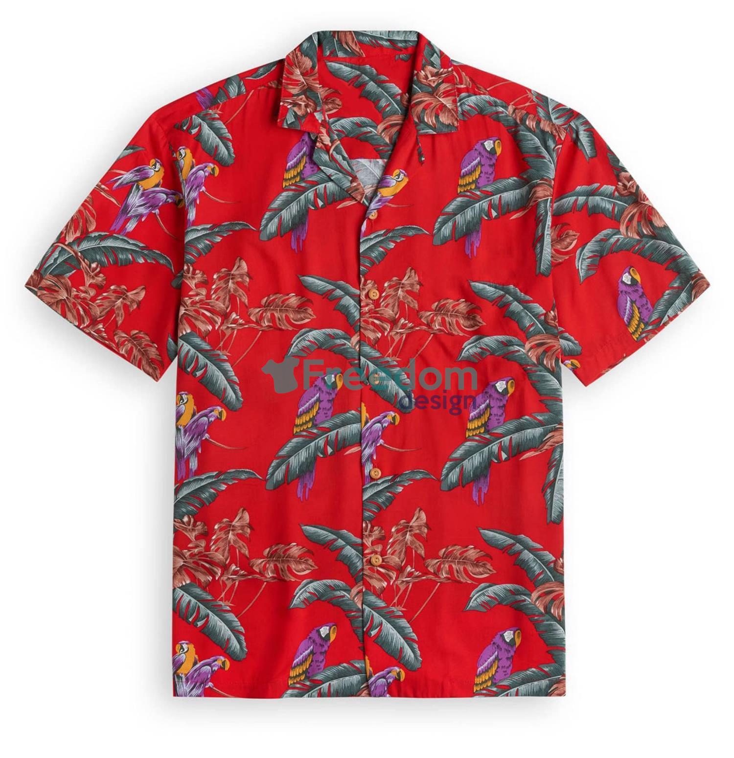 Lion King Tropical Hibiscus Hawaiian Shirt Summer Gift - Freedomdesign