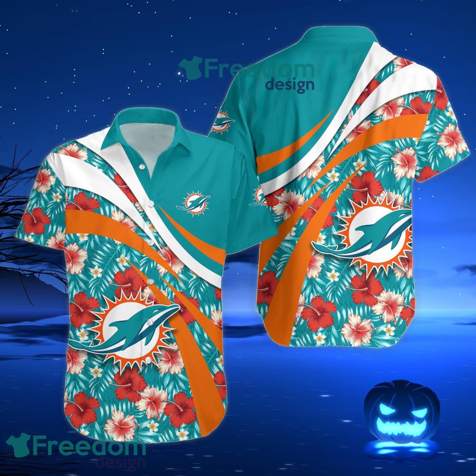 Miami Dolphins Hibiscus Flowers Limited Edition Summer Hawaiian Shirt