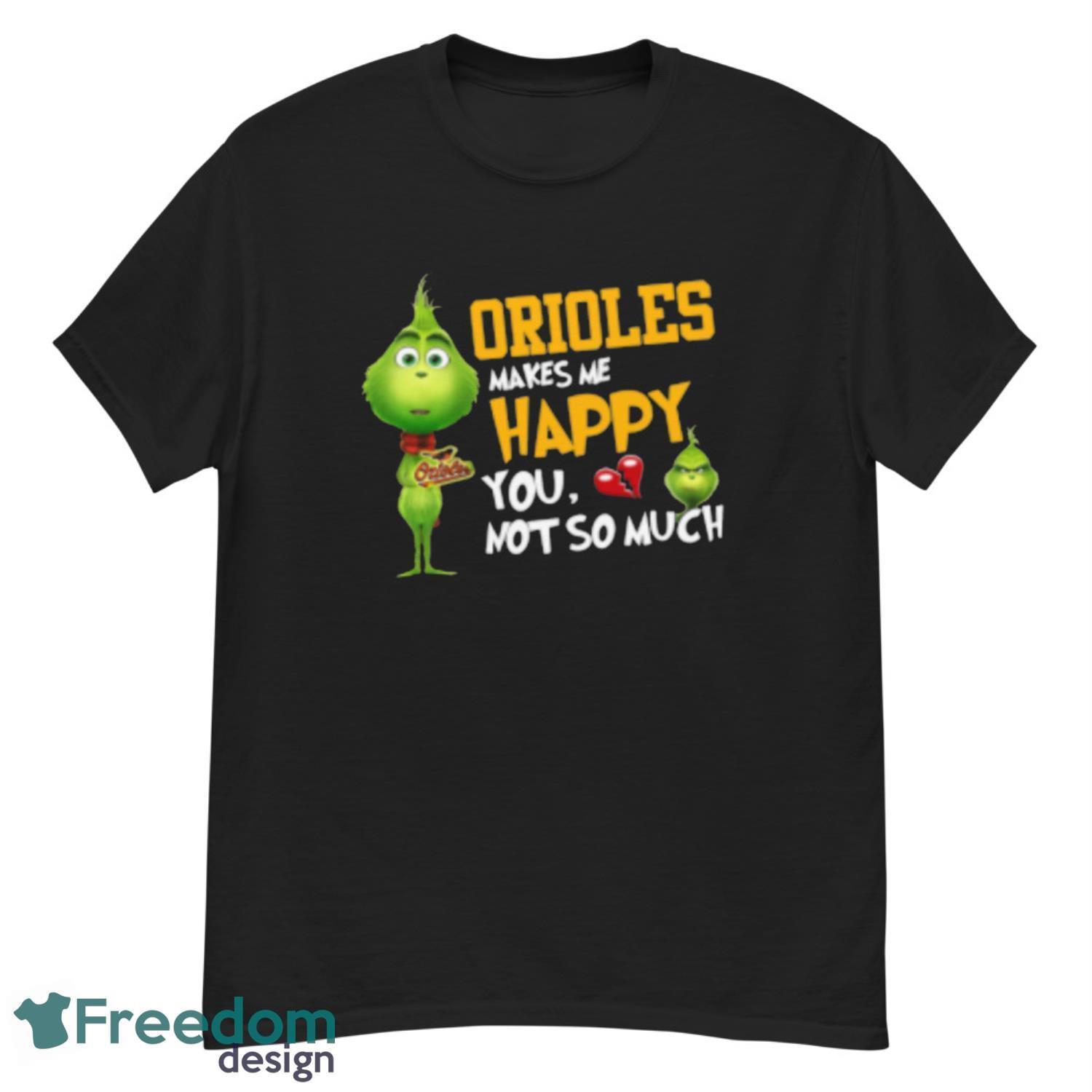 MLB Los Angeles Dodgers Makes Me Happy You Not So Much Grinch Baseball  Sports Women's V-Neck T-Shirt