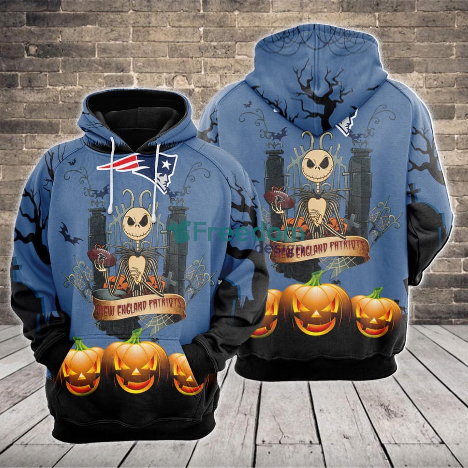 16% OFF New England Patriots Hoodies Mens Sweathsirt 3D Skull Pullover – 4  Fan Shop