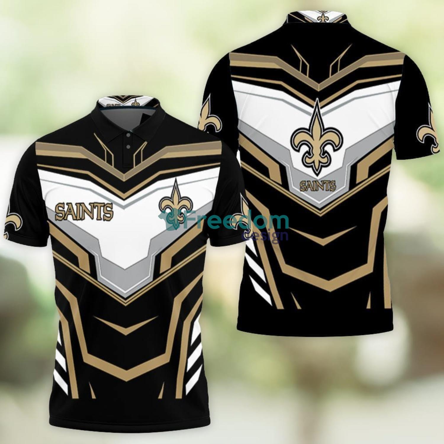 New Orleans Saints For Fan 3D Sport Fans Polo Shirt For Men - Freedomdesign