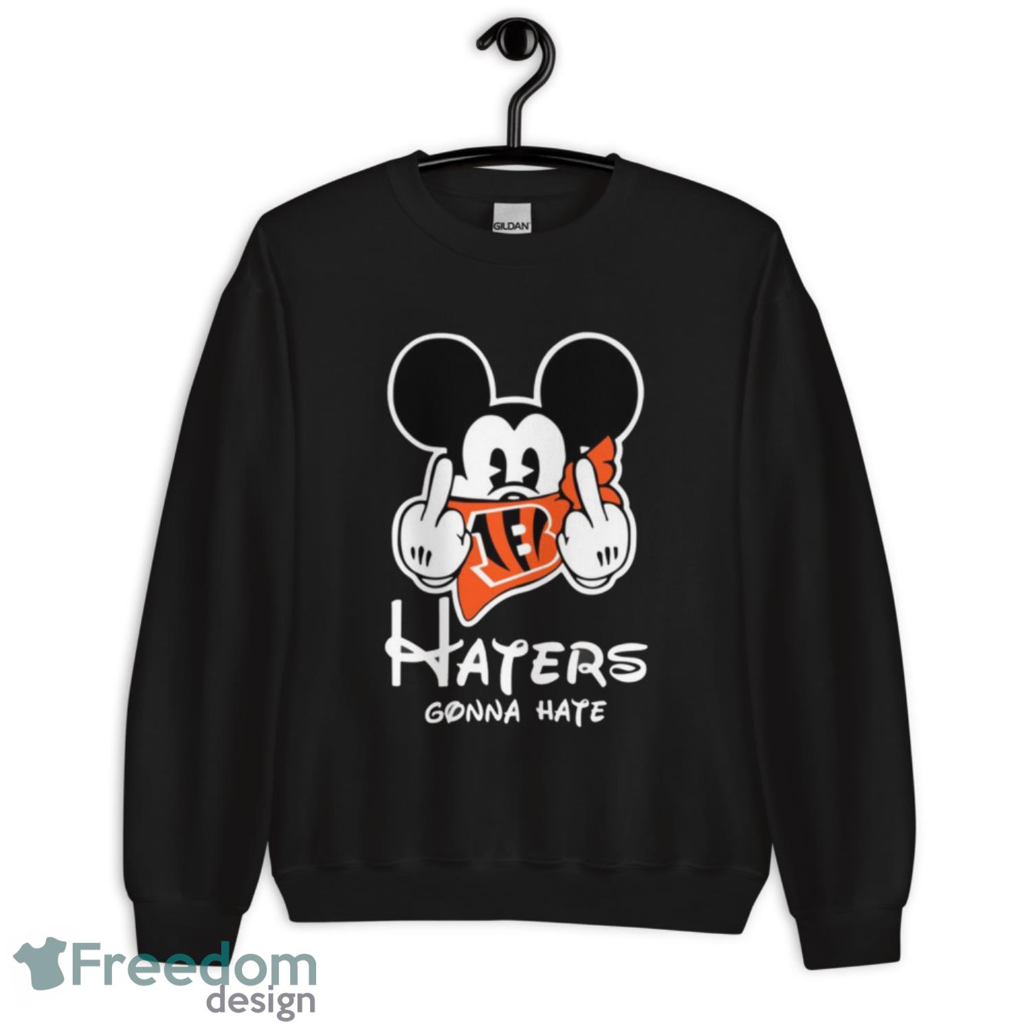 NFL Cincinnati Bengals Haters Gonna Hate Mickey Mouse Disney Football T  Shirt_000 Youth Hoodie