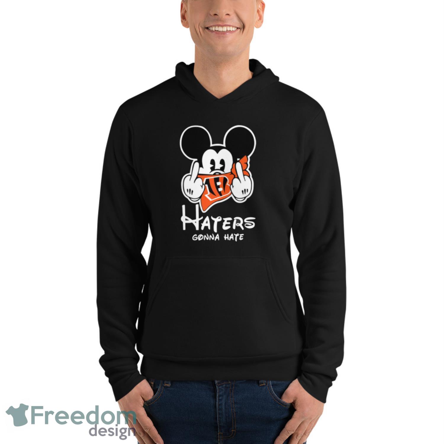 NFL Cincinnati Bengals Haters Gonna Hate Mickey Mouse Disney Football T  Shirt_000 Youth Hoodie