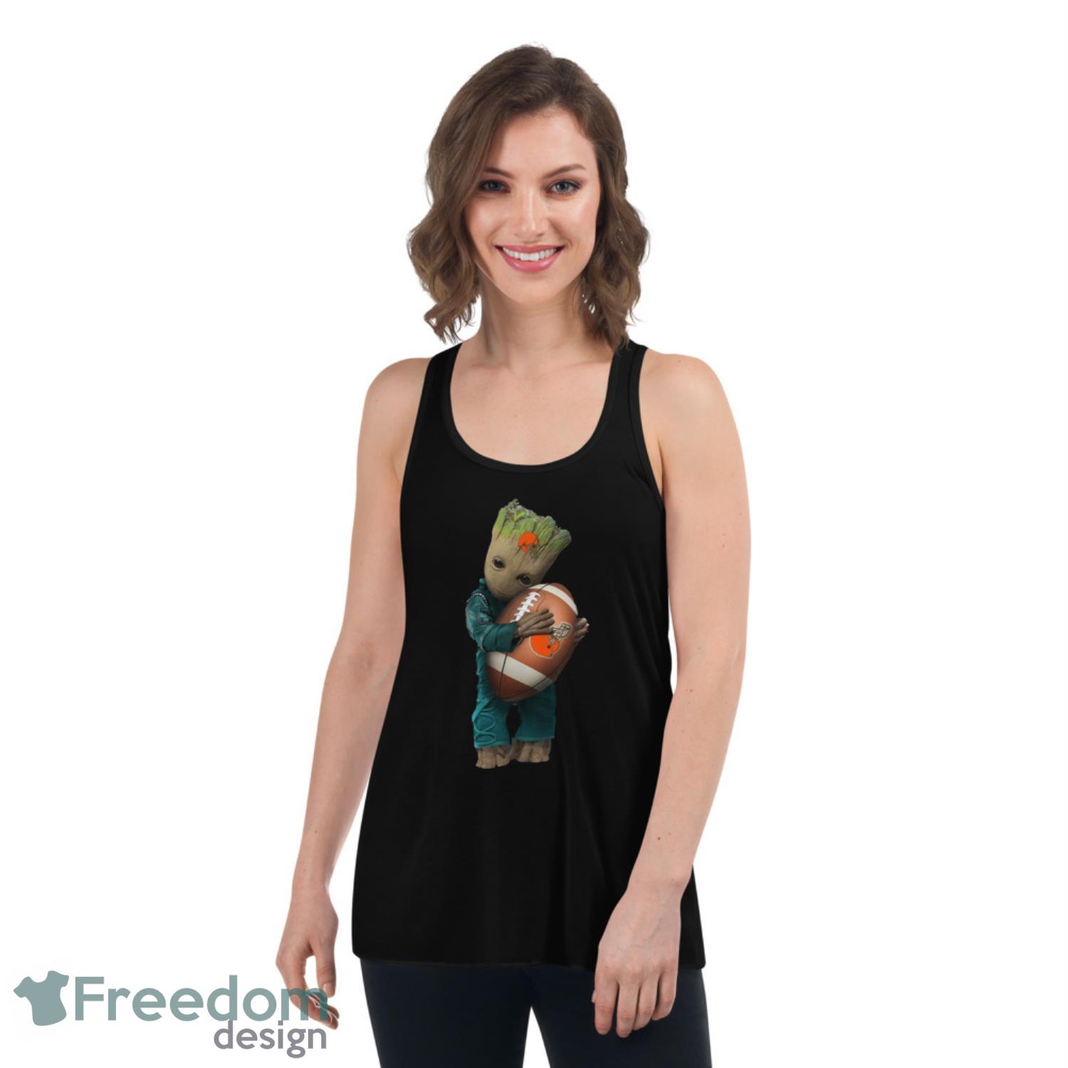 NFL Groot Guardians Of The Galaxy Football Sports Cleveland Browns Shirt  For Fans - Freedomdesign