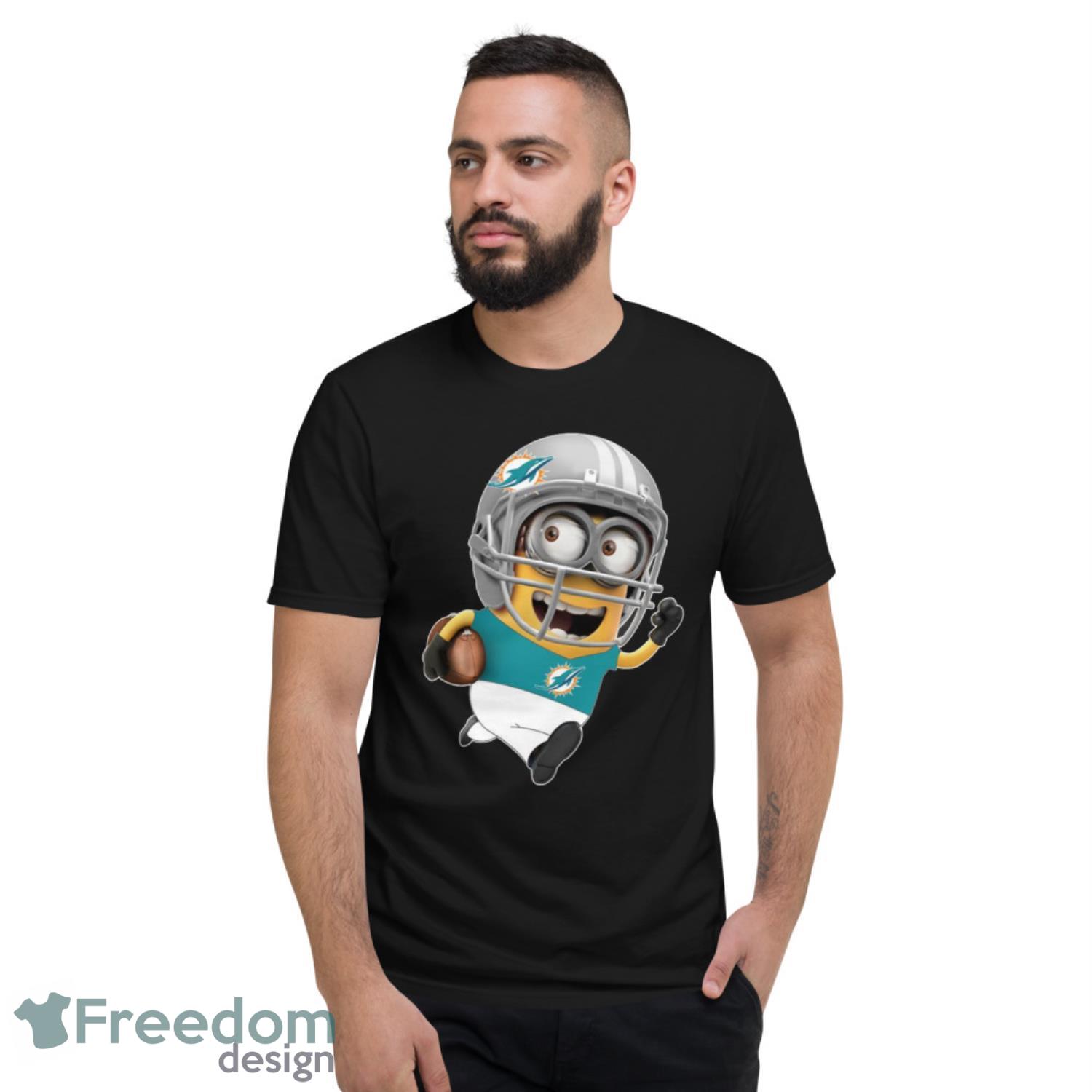 NFL Miami Dolphins Minions Disney Football Sports Shirt For Fans