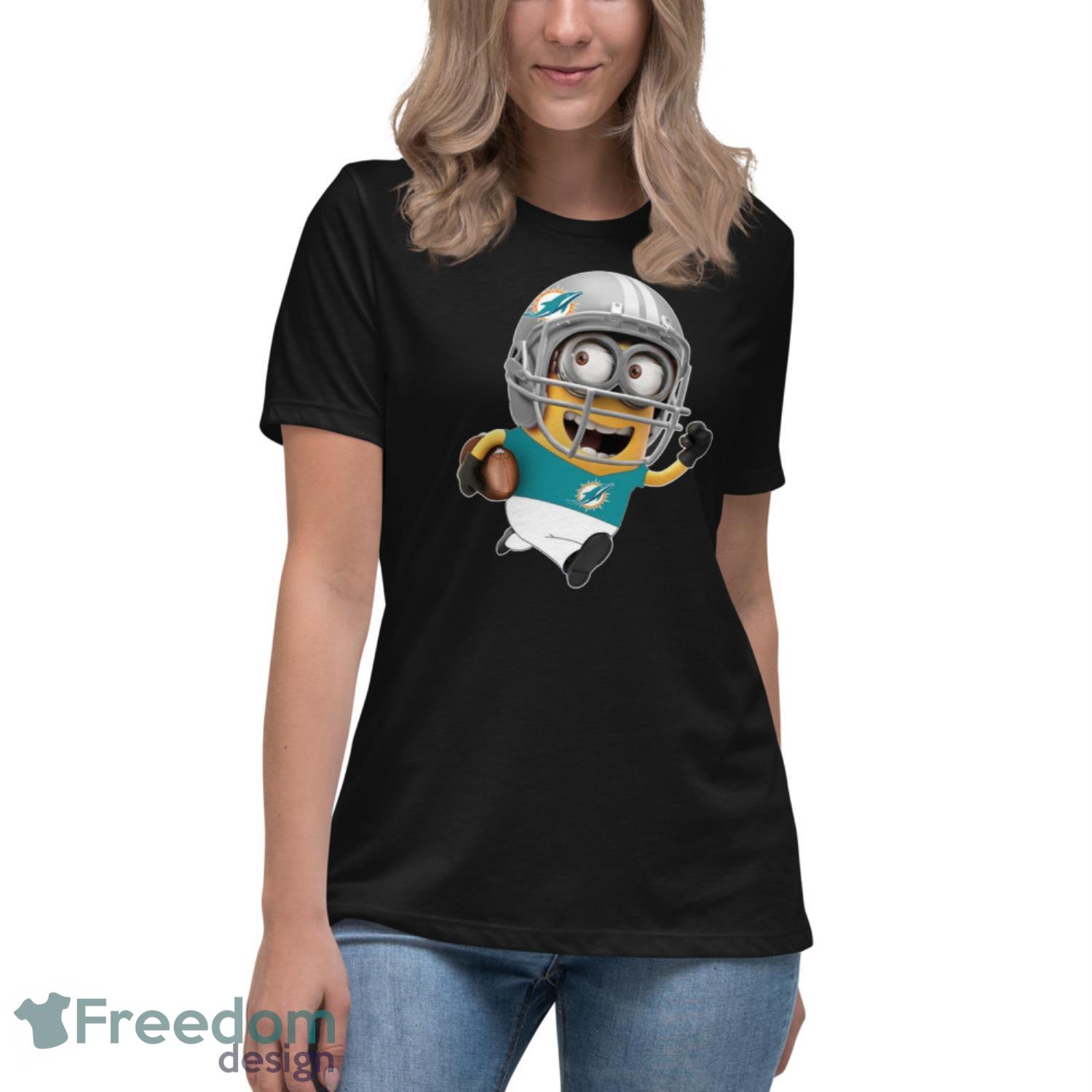 NFL Miami Dolphins Minions Disney Football Sports Shirt For Fans