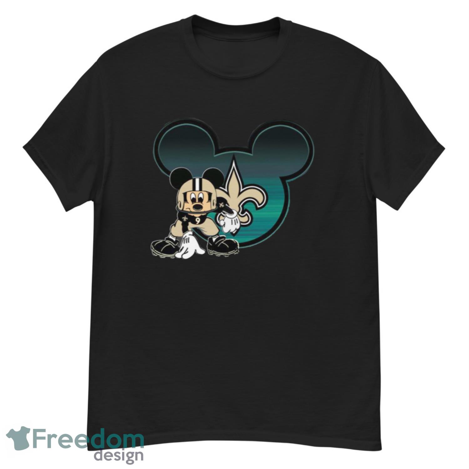 NFL New Orleans Saints Mickey Mouse Disney Football T Shirt Youth